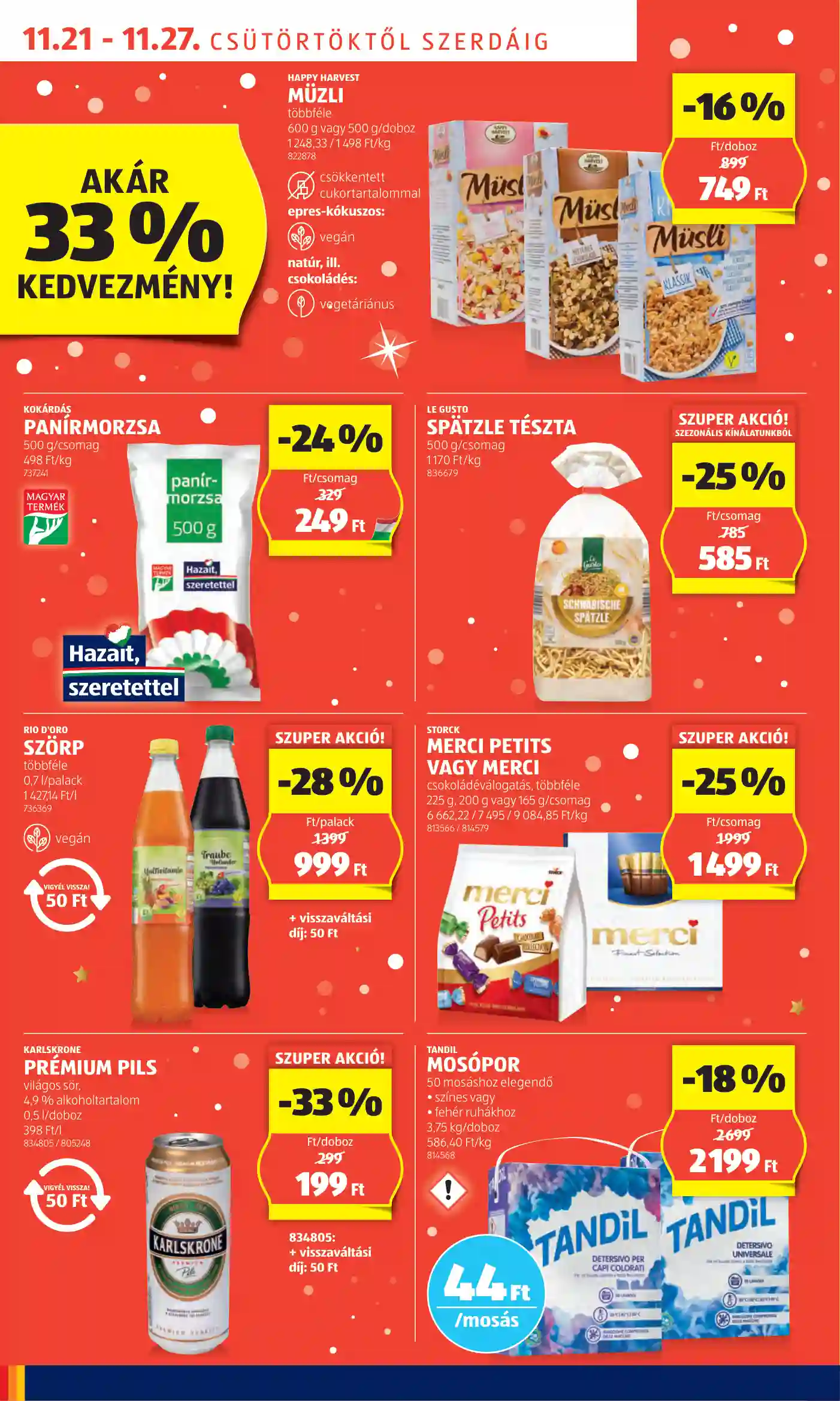 Aldi akciós újság 47. hét (46 oldal)