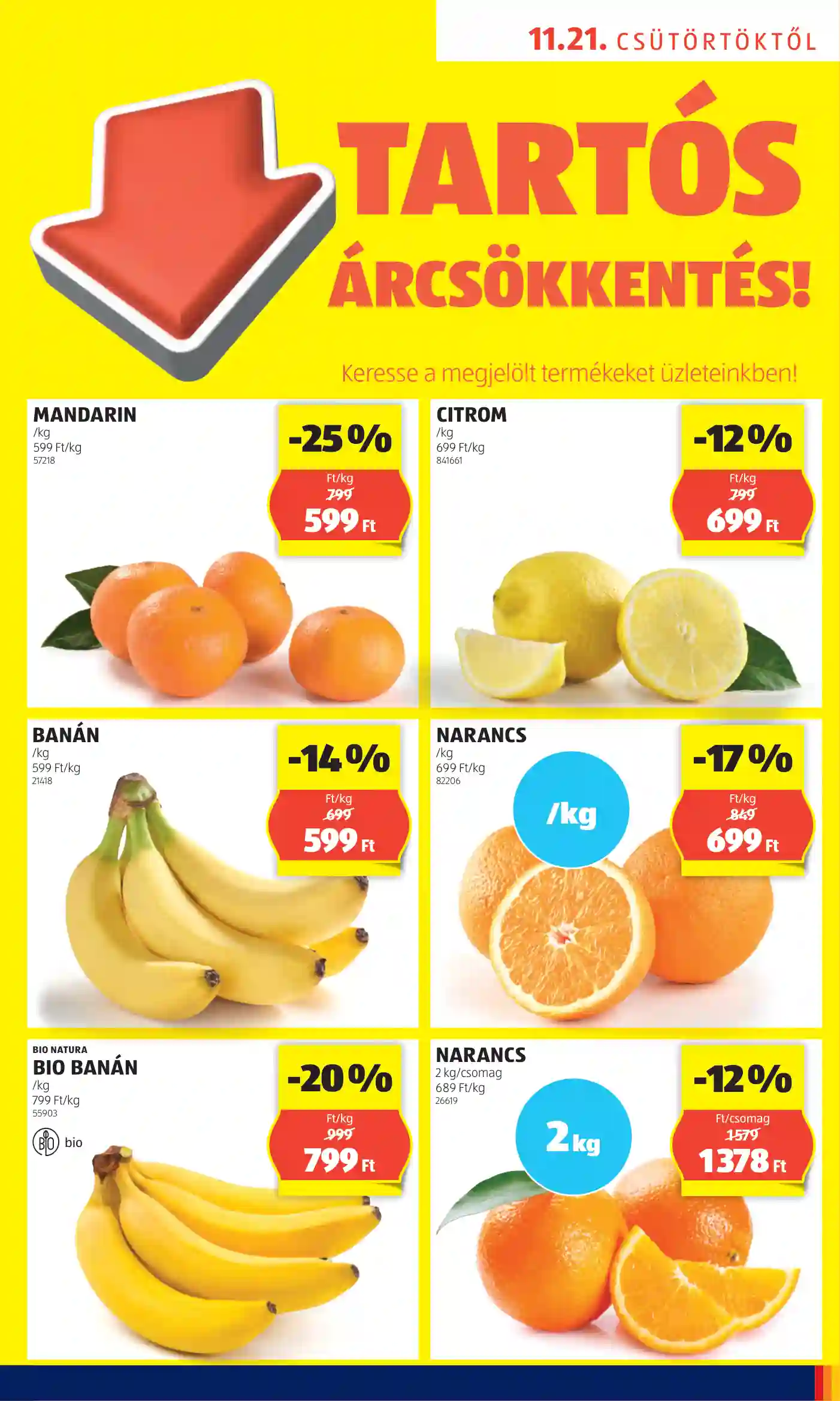 Aldi akciós újság 47. hét (57 oldal)