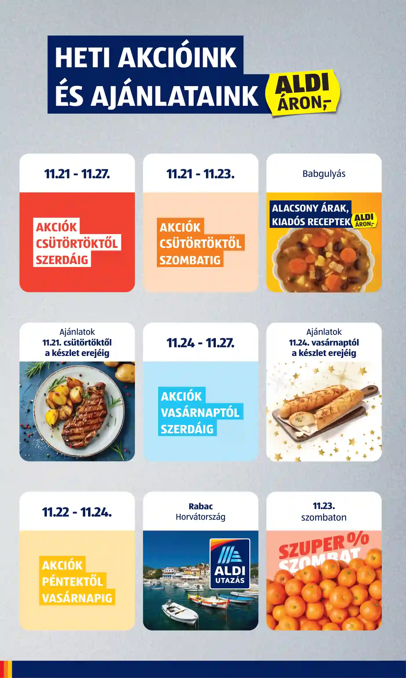 Aldi akciós újság 47. hét (2 oldal)