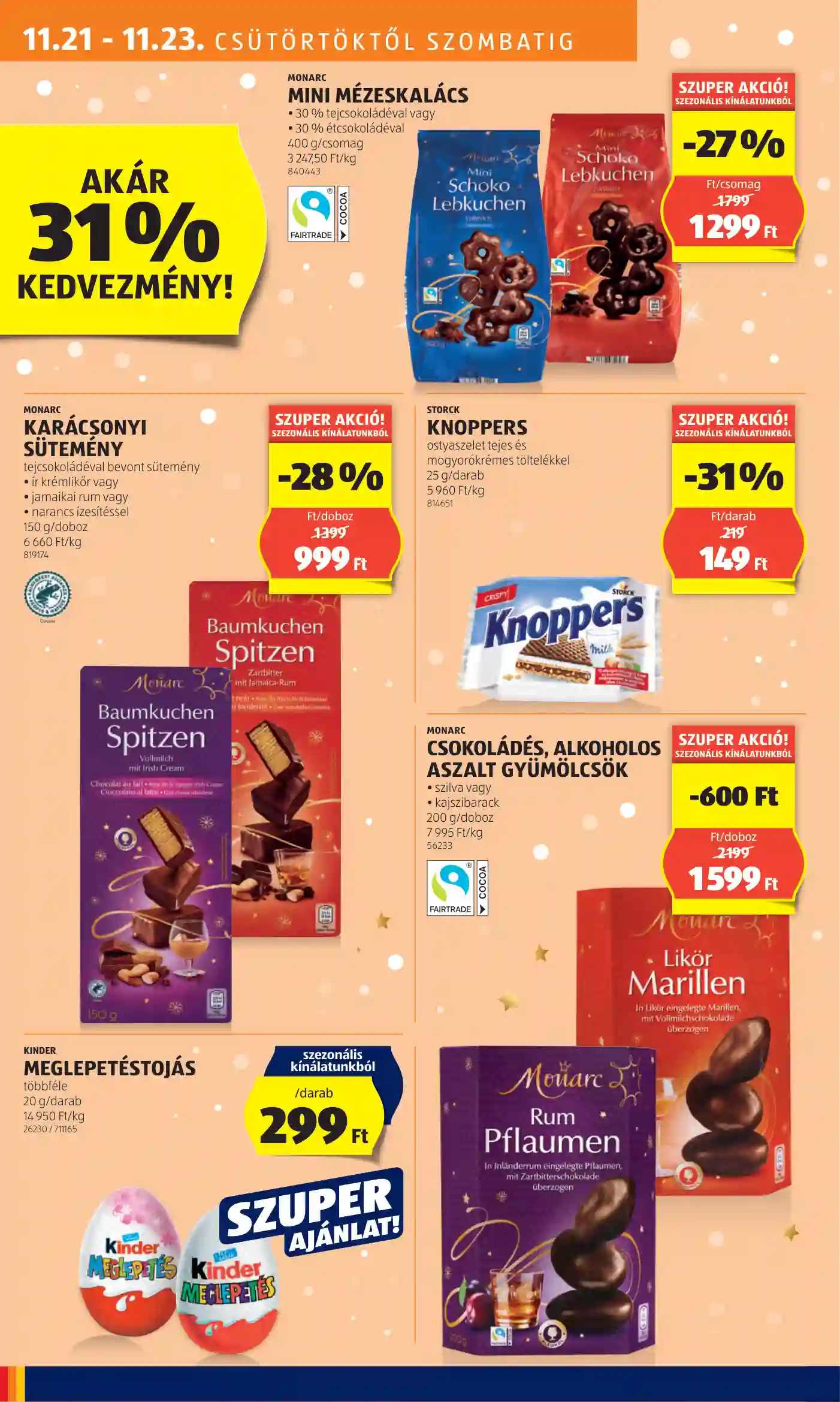 Aldi akciós újság 47. hét (8 oldal)