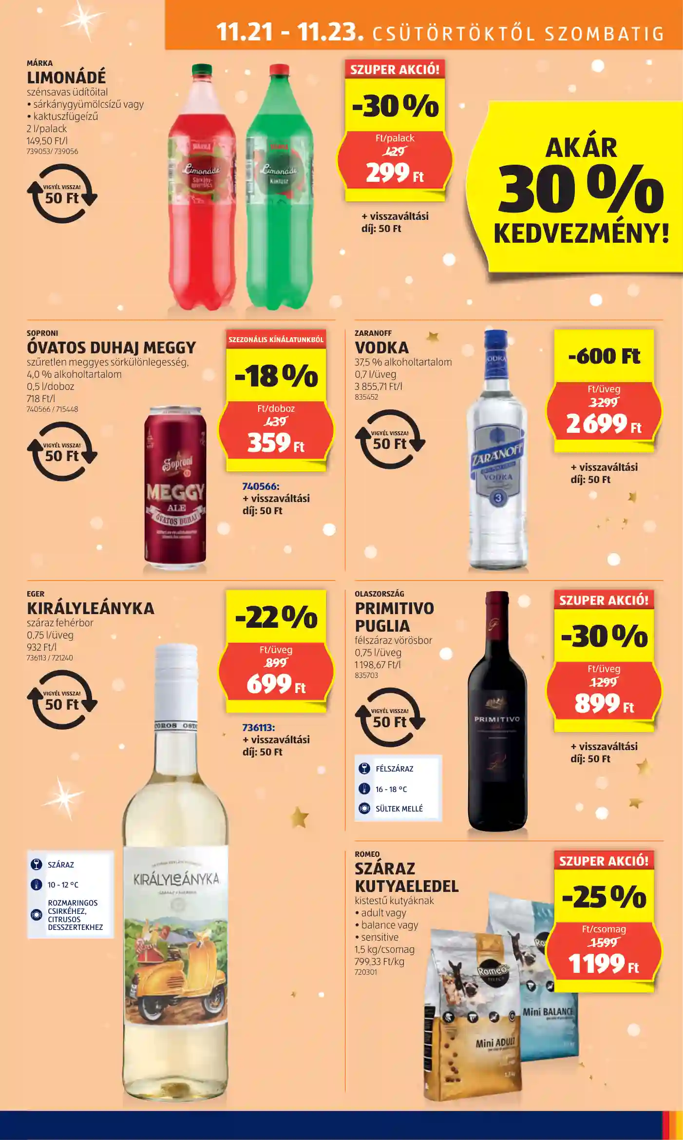 Aldi akciós újság 47. hét (9 oldal)