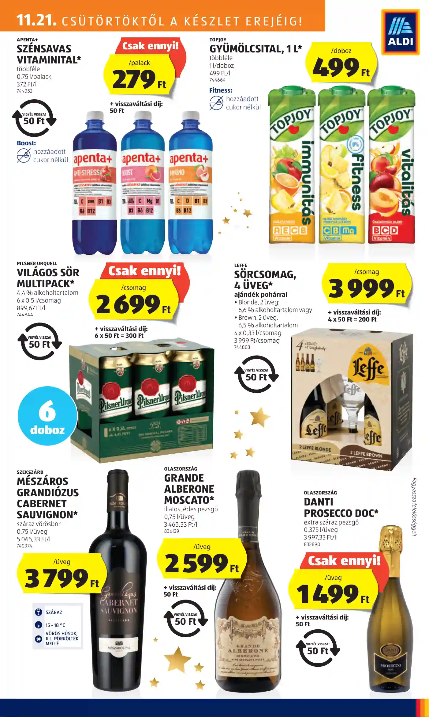 Aldi akciós újság 47. hét (18 oldal)