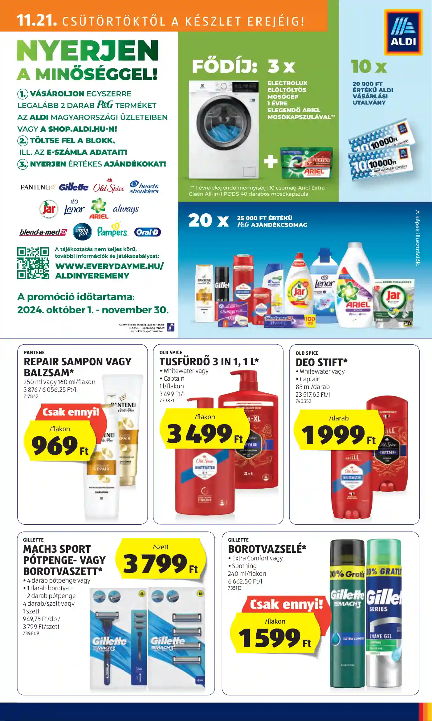 Aldi akciós újság 47. hét (31 oldal)