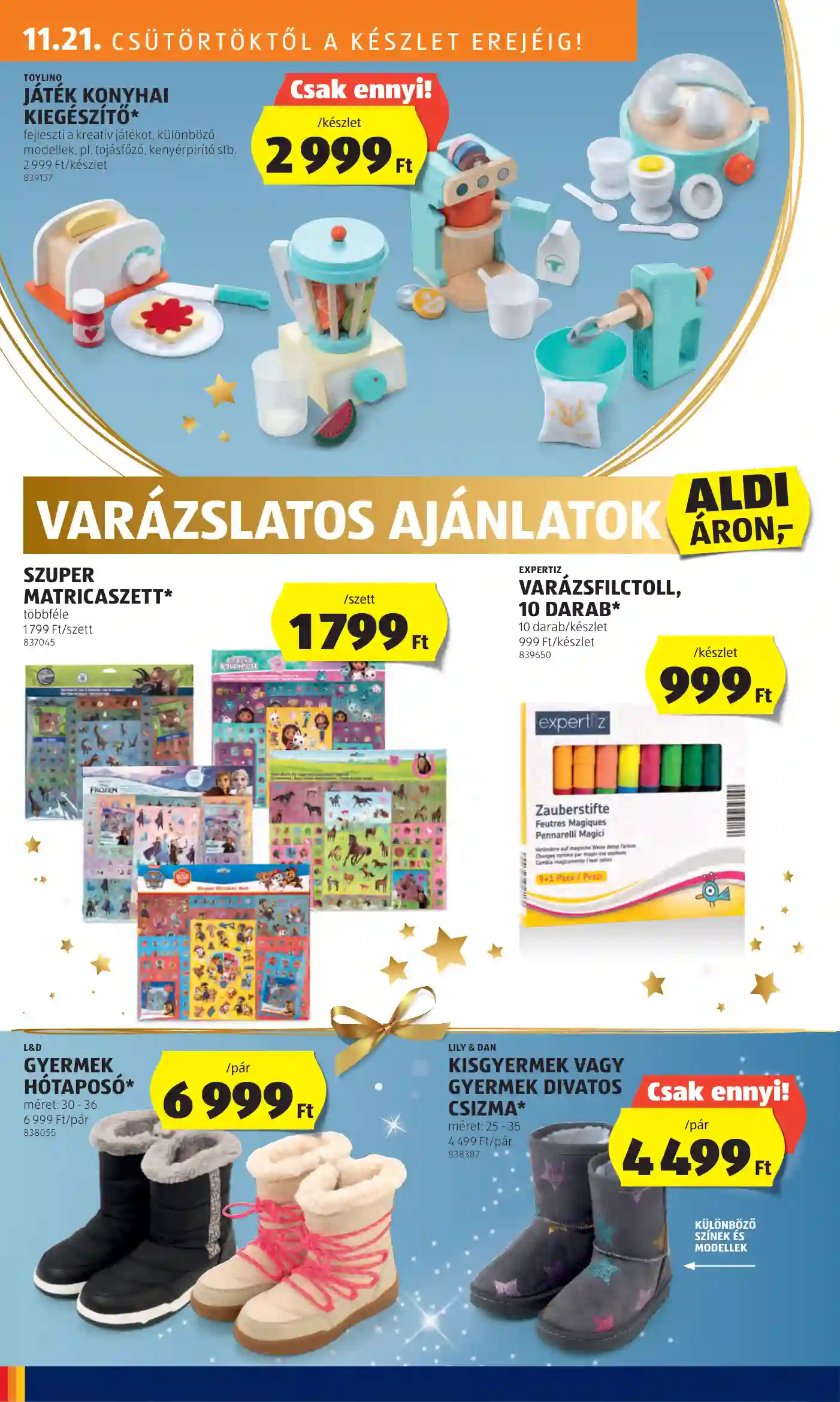 Aldi akciós újság 47. hét (32 oldal)