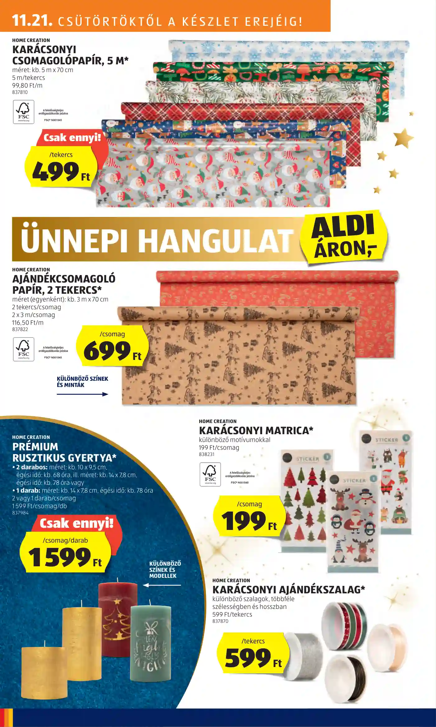 Aldi akciós újság 47. hét (34 oldal)