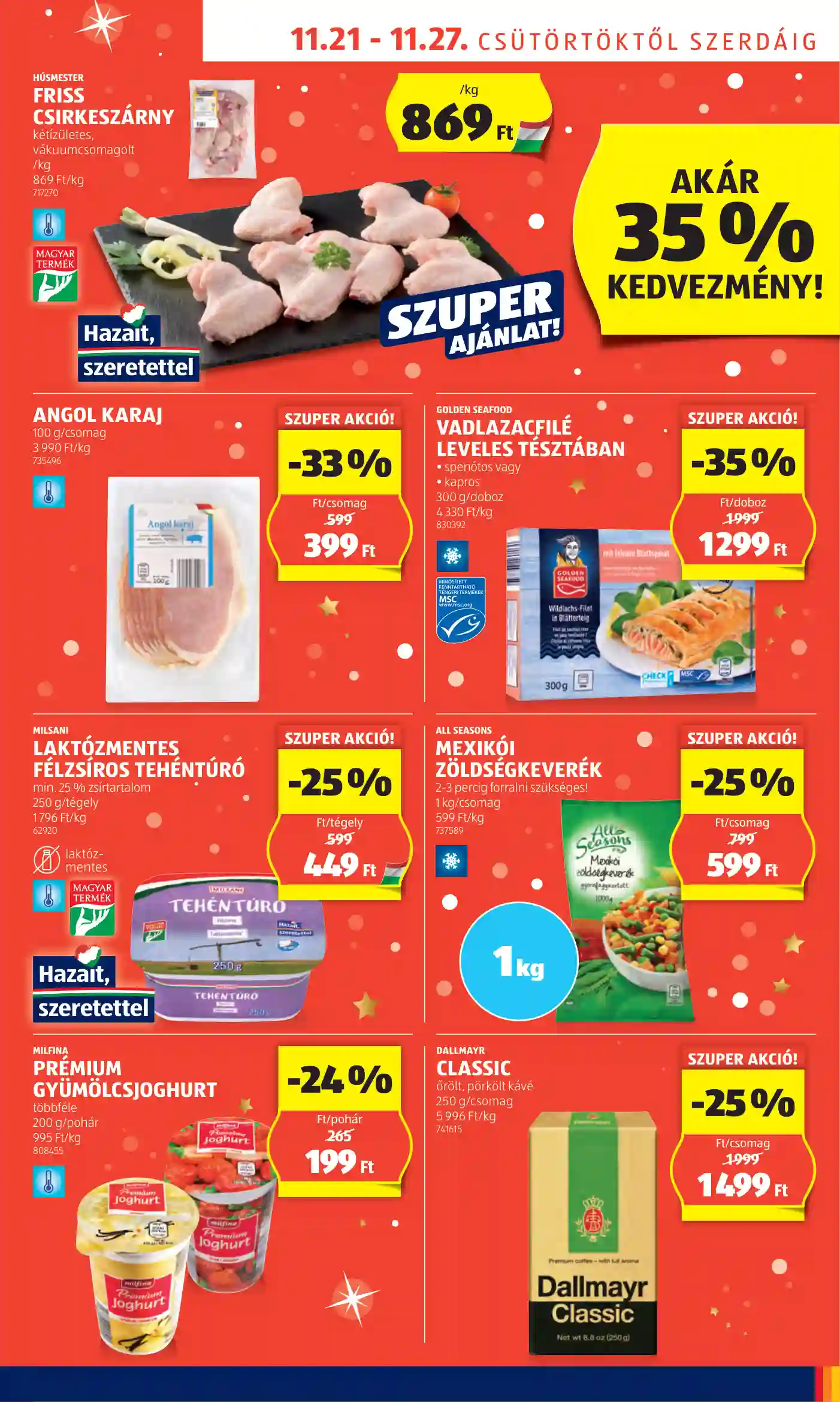 Aldi akciós újság 47. hét (35 oldal)