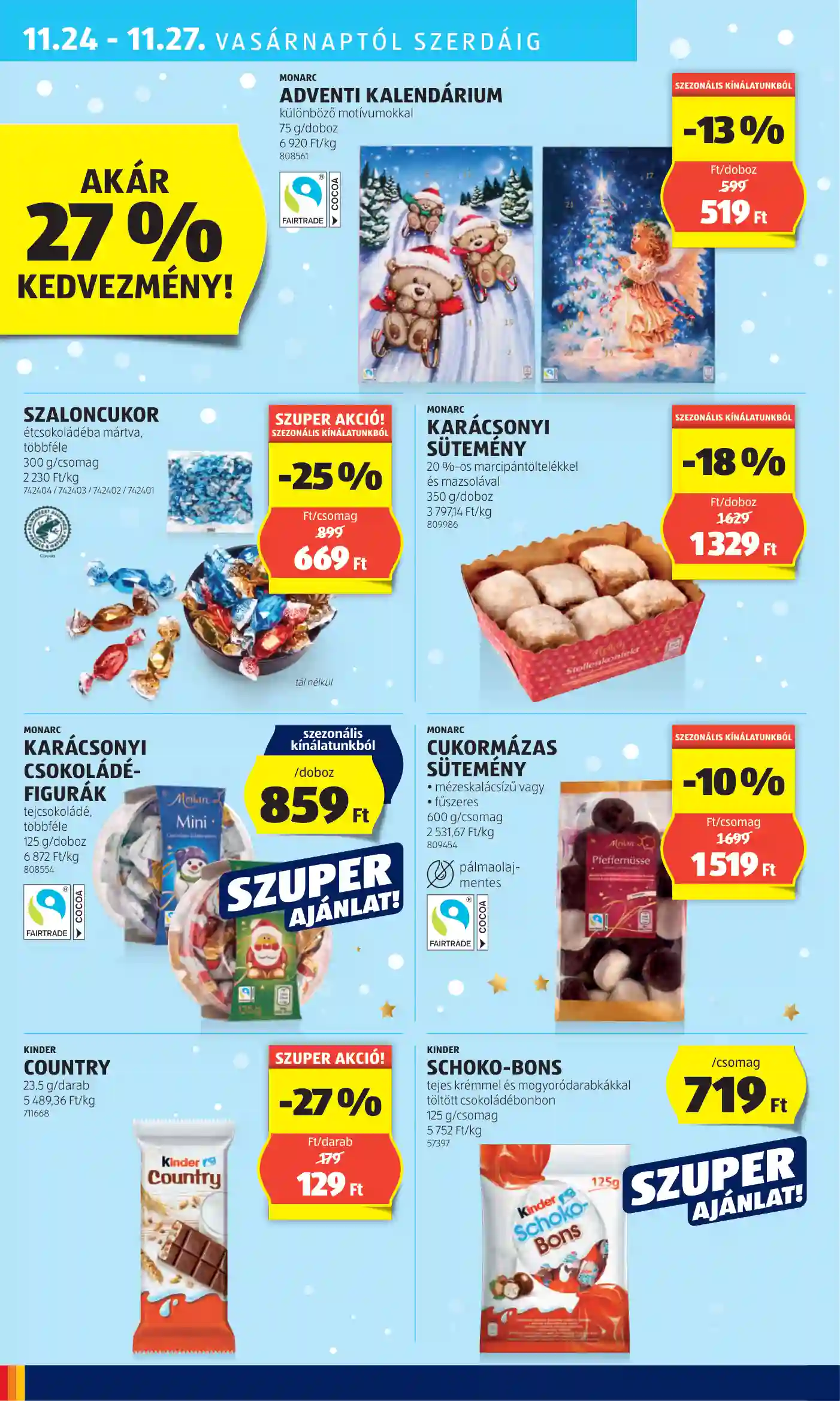 Aldi akciós újság 47. hét (41 oldal)