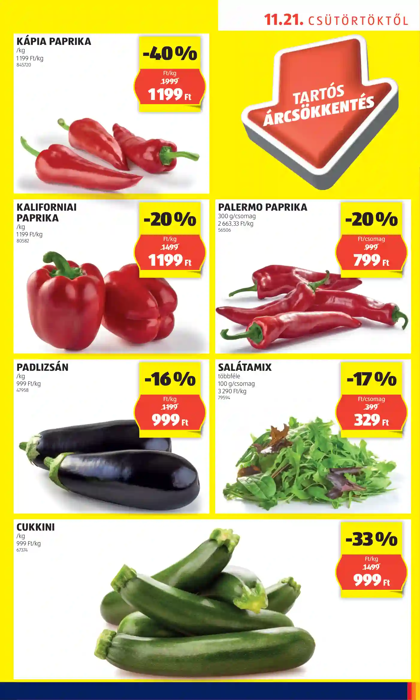 Aldi akciós újság 47. hét (74 oldal)