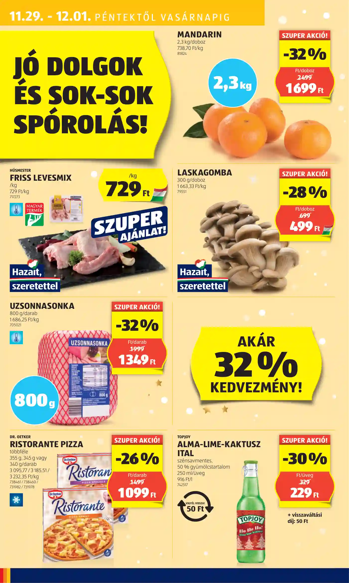 Aldi akciós újság 48. hét (65 oldal)