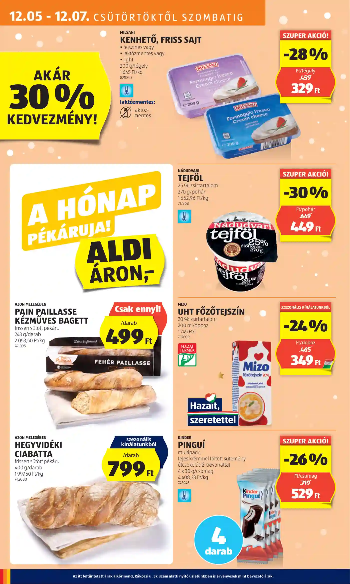 Aldi akciós újság 49. hét (4 oldal)