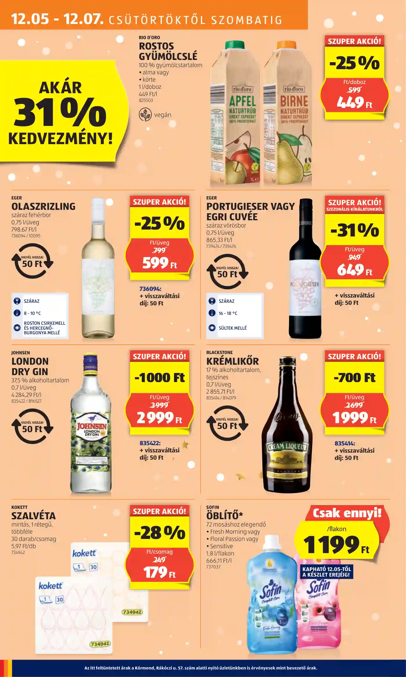 Aldi akciós újság 49. hét (8 oldal)