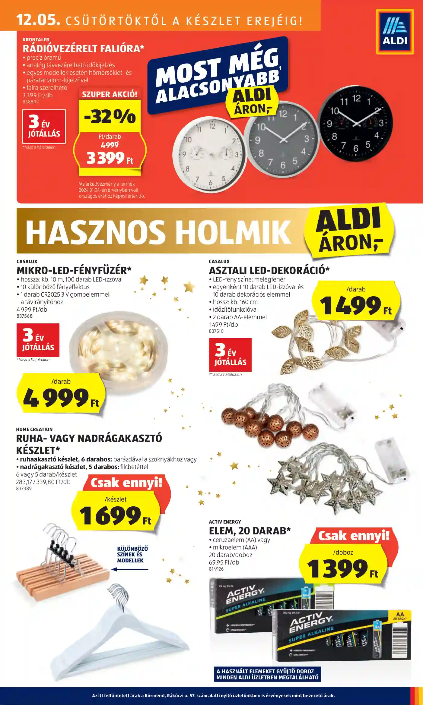 Aldi akciós újság 49. hét (31 oldal)