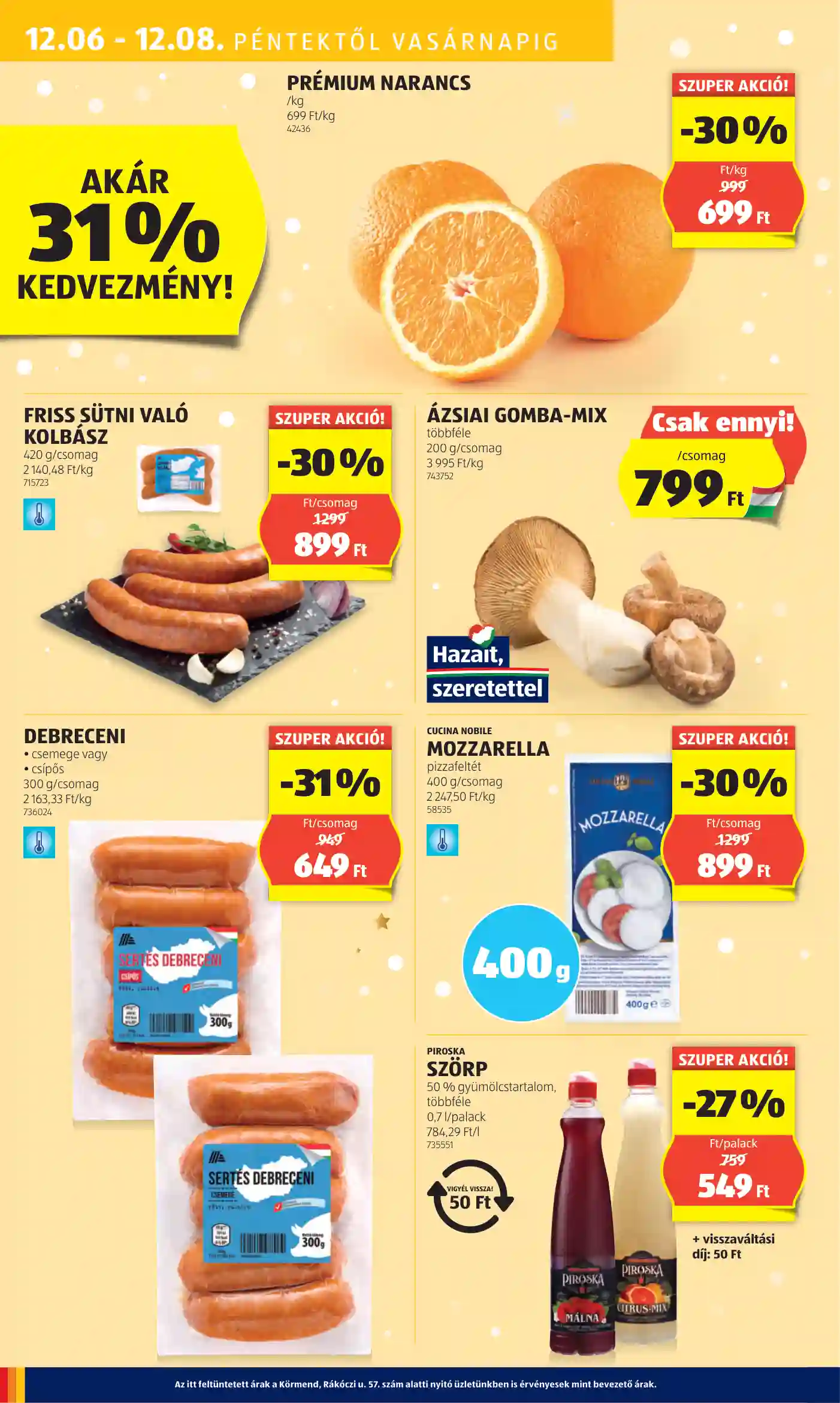 Aldi akciós újság 49. hét (65 oldal)