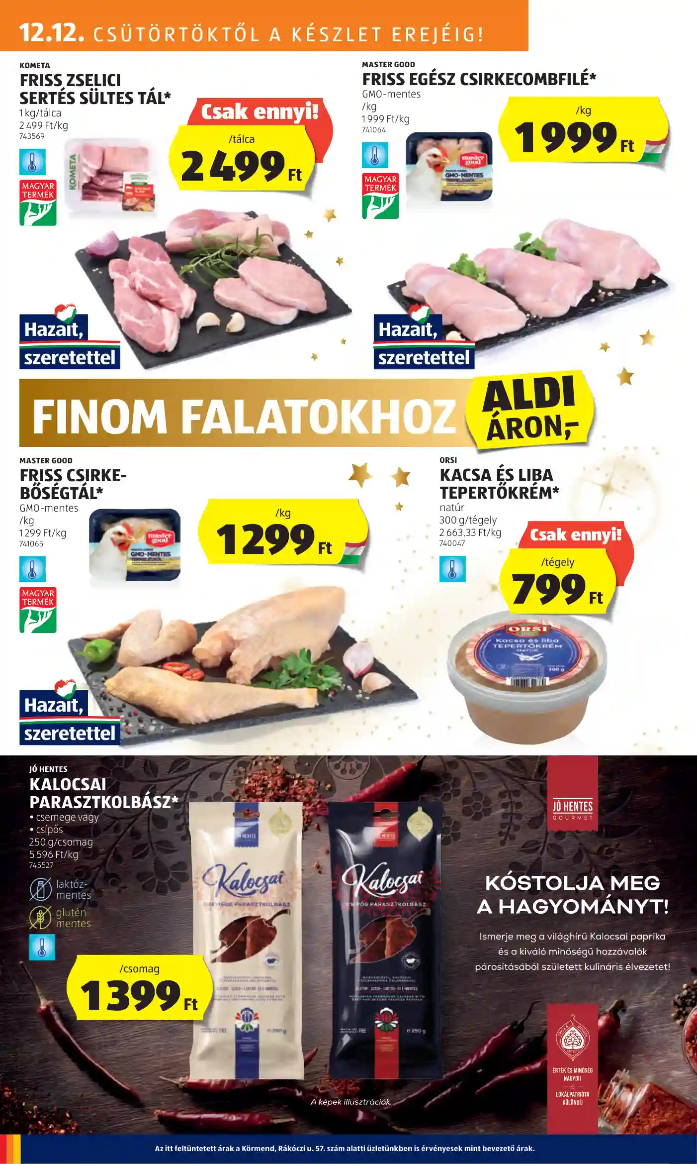 Aldi akciós újság 50. hét (8 oldal)