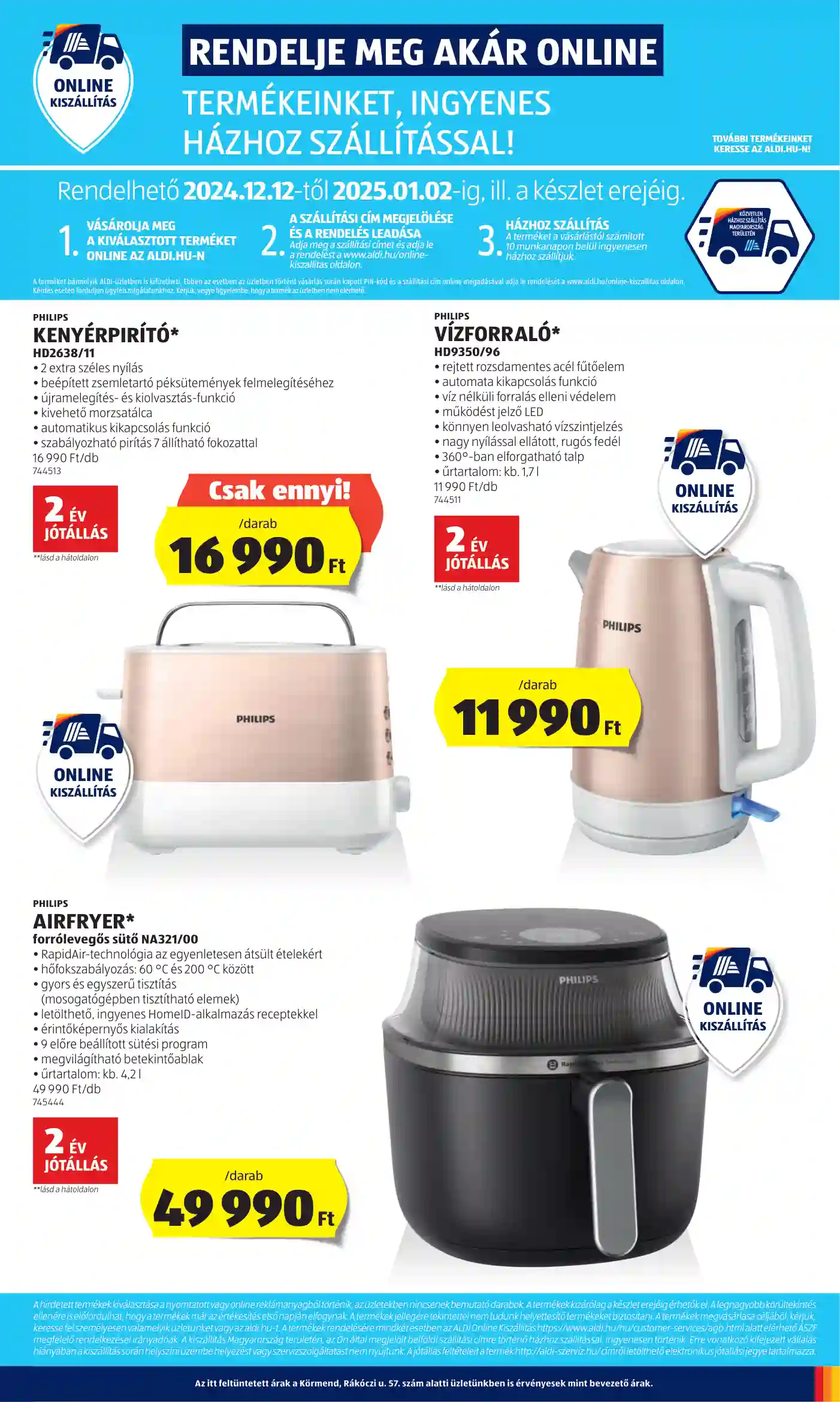 Aldi akciós újság 50. hét (29 oldal)