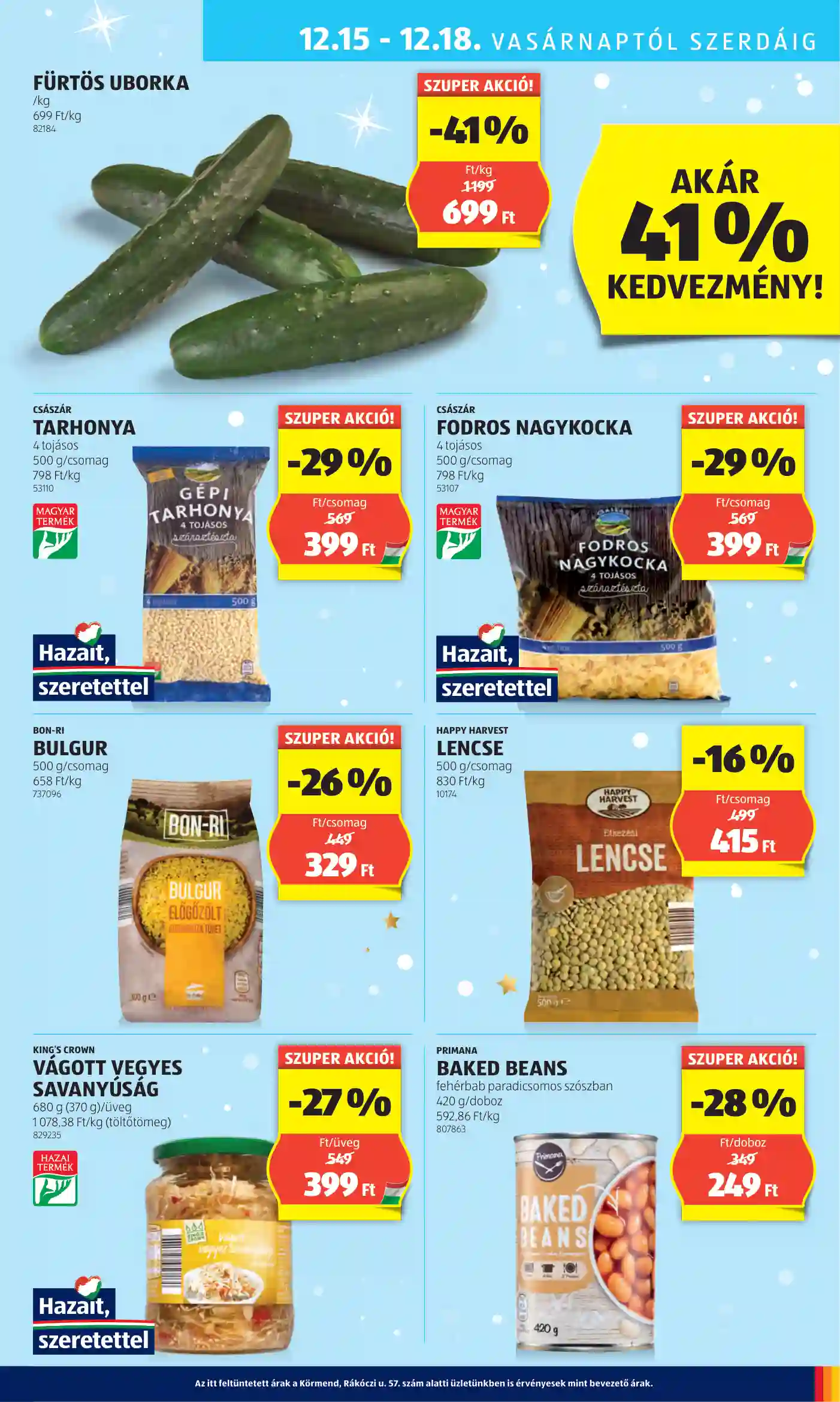 Aldi akciós újság 50. hét (36 oldal)