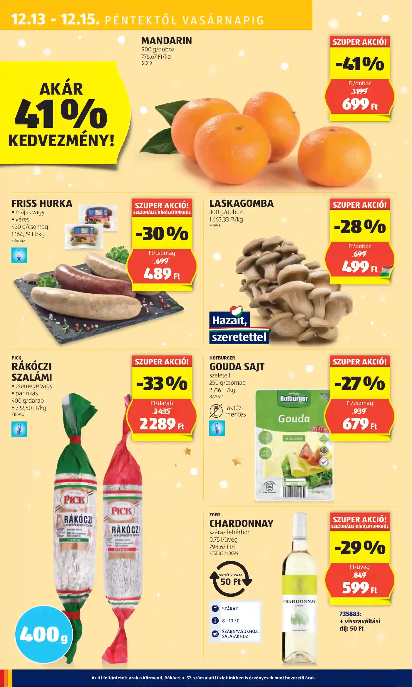 Aldi akciós újság 50. hét (65 oldal)