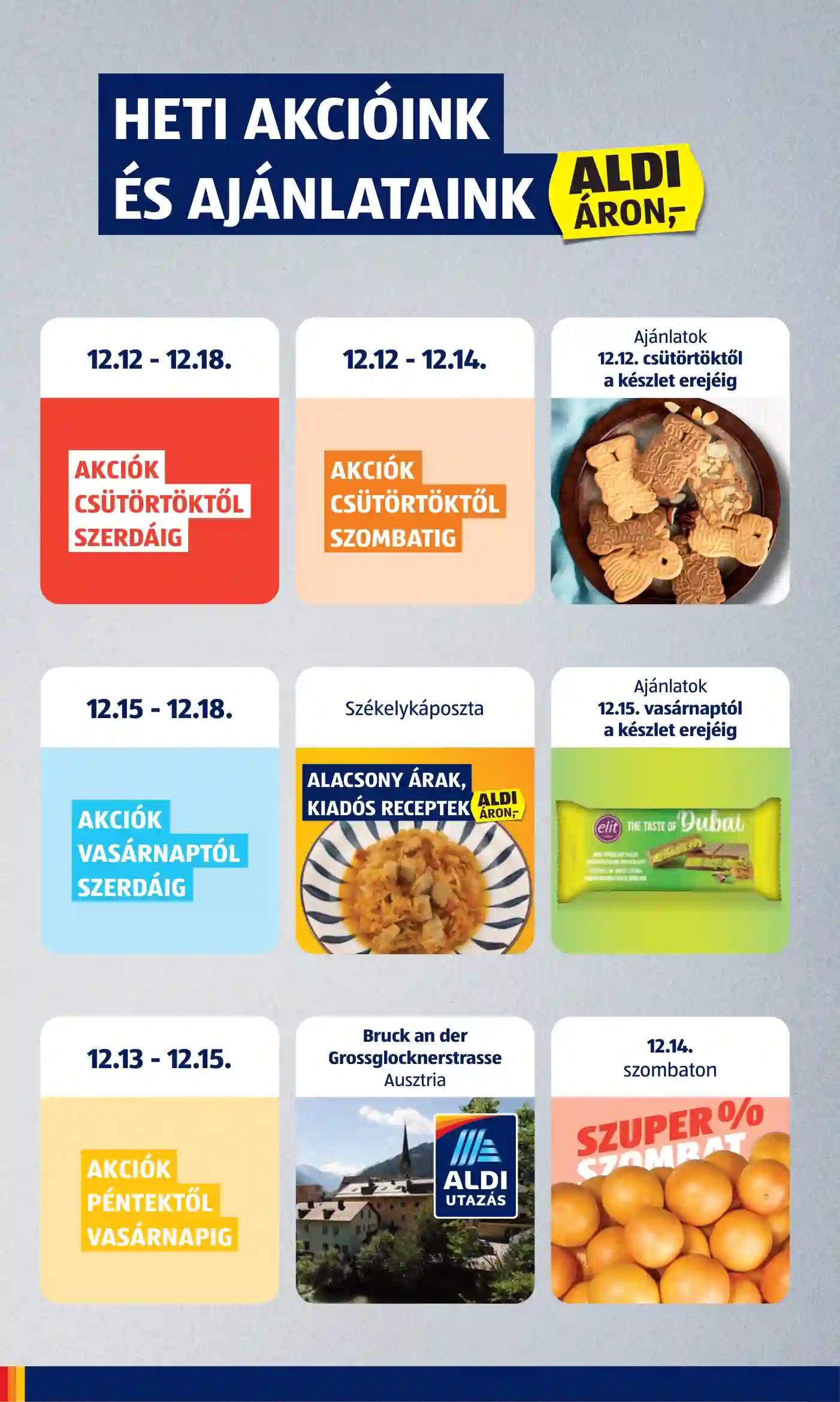 Aldi akciós újság 50. hét (2 oldal)