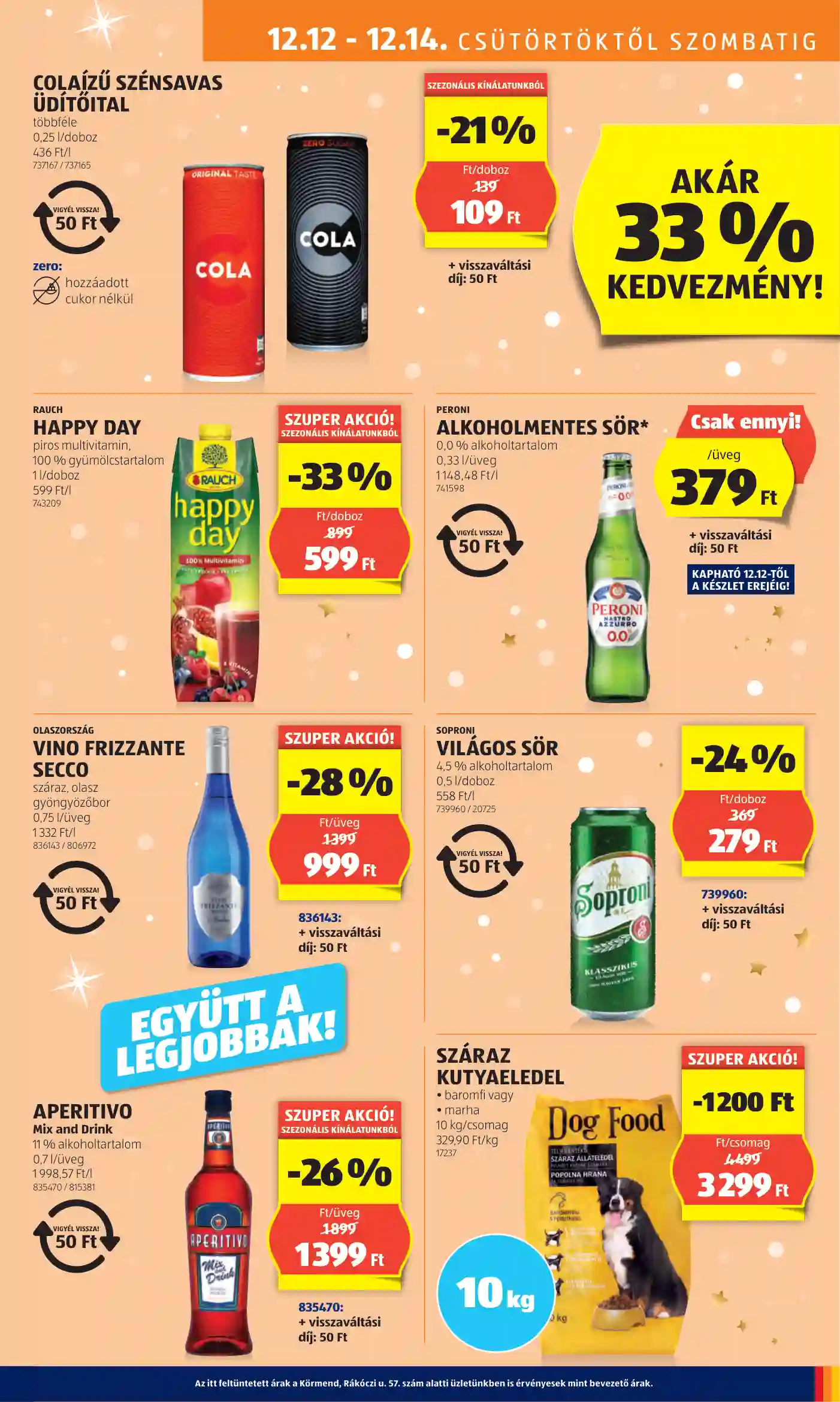 Aldi akciós újság 50. hét (3 oldal)