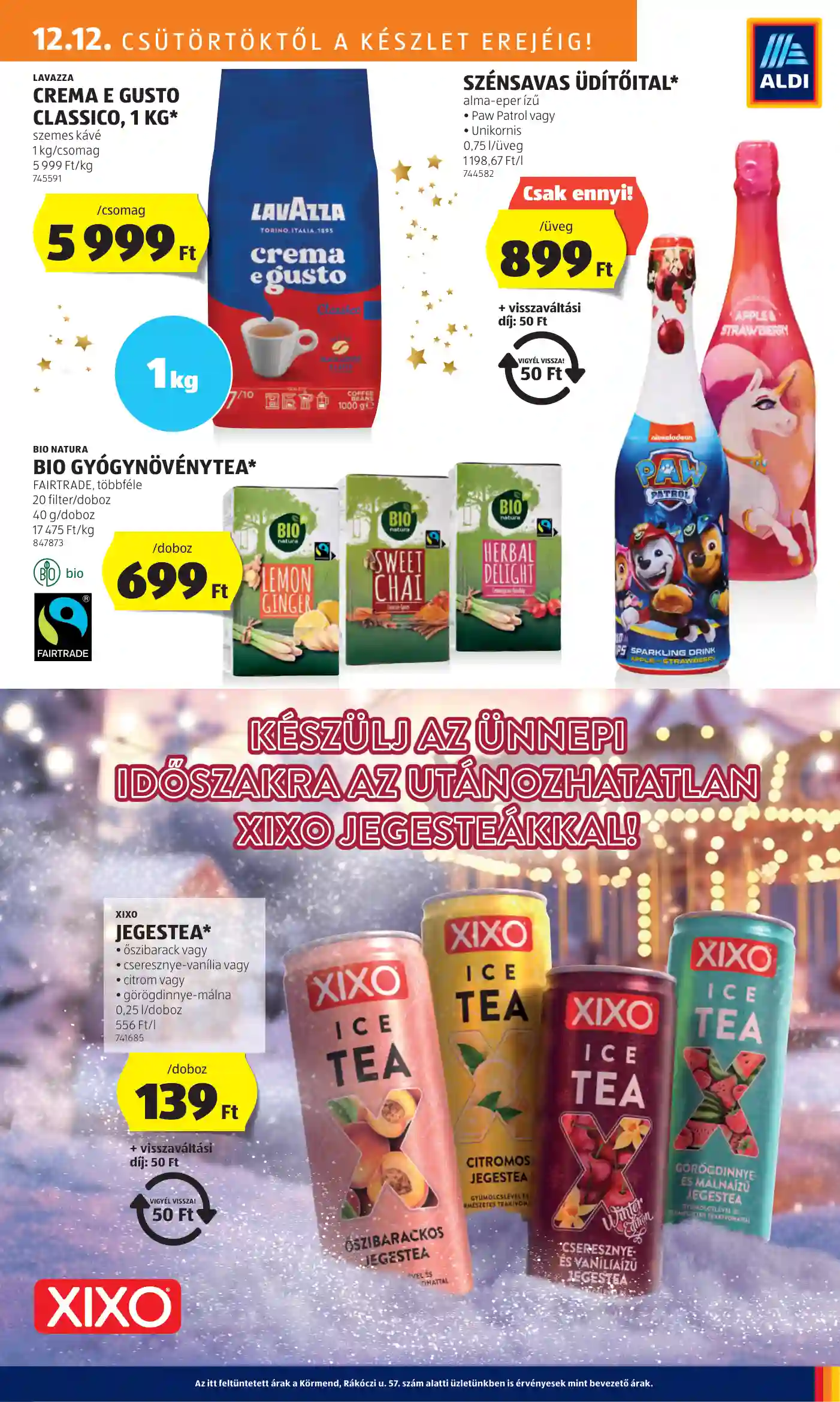 Aldi akciós újság 50. hét (11 oldal)