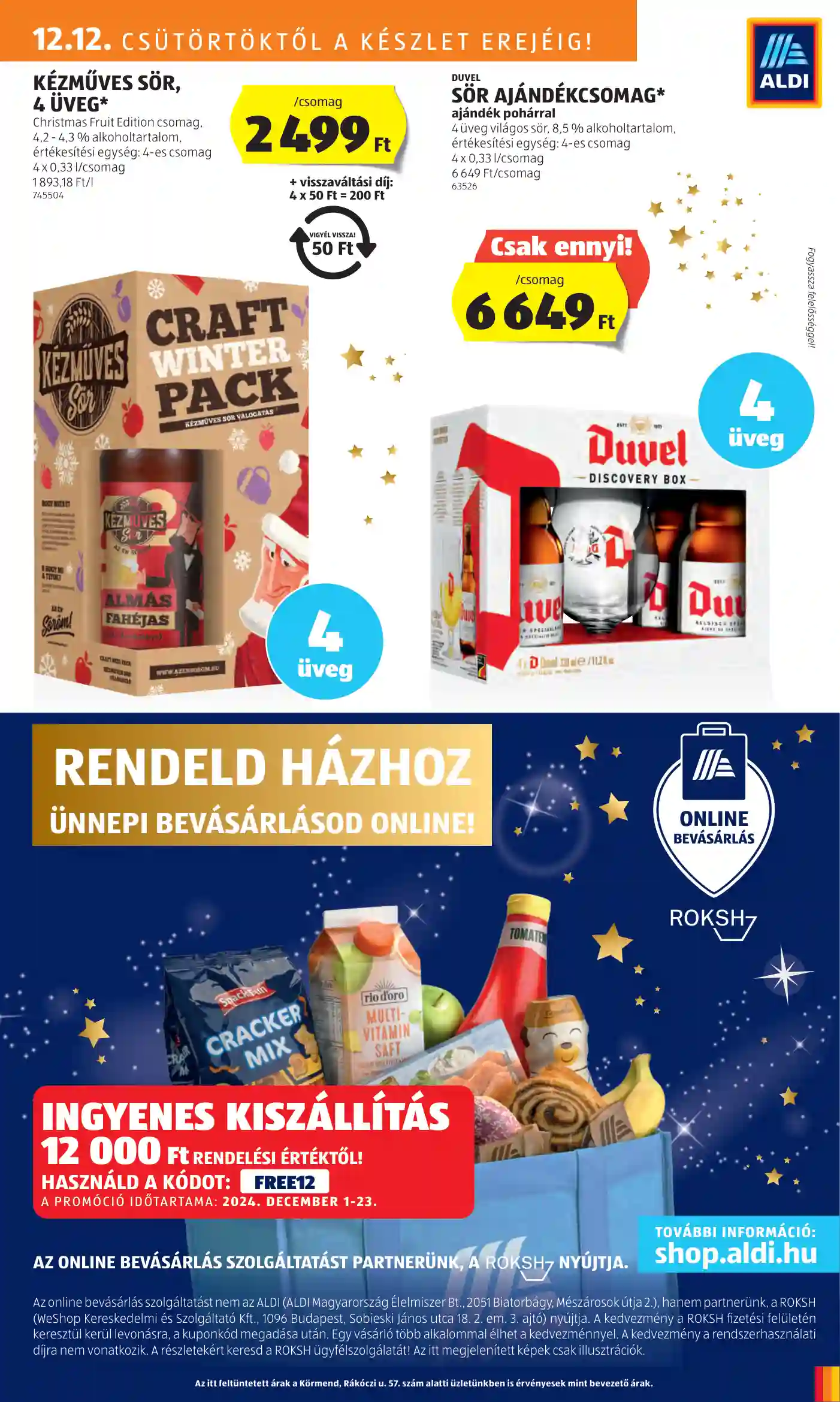 Aldi akciós újság 50. hét (14 oldal)