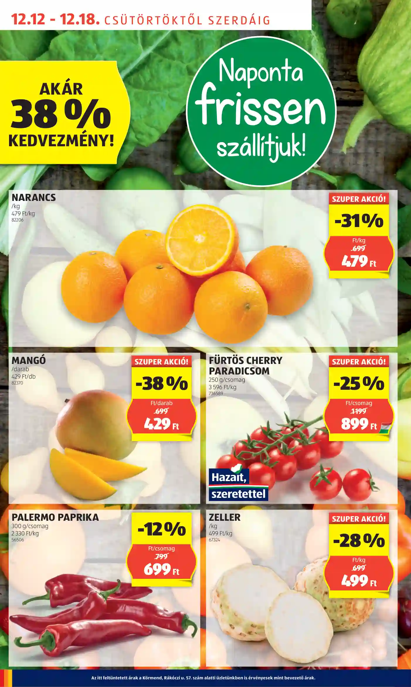 Aldi akciós újság 50. hét (24 oldal)