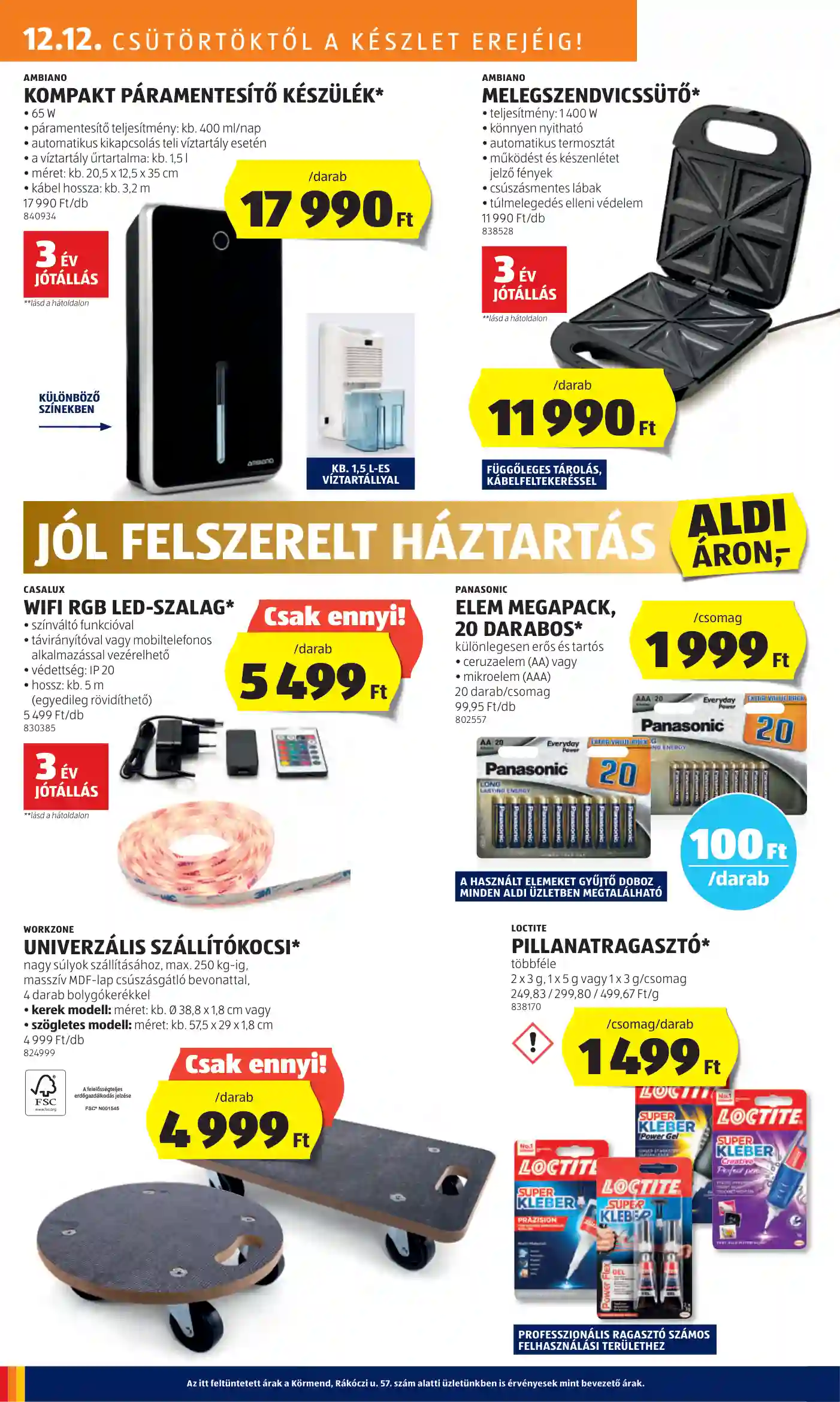 Aldi akciós újság 50. hét (28 oldal)