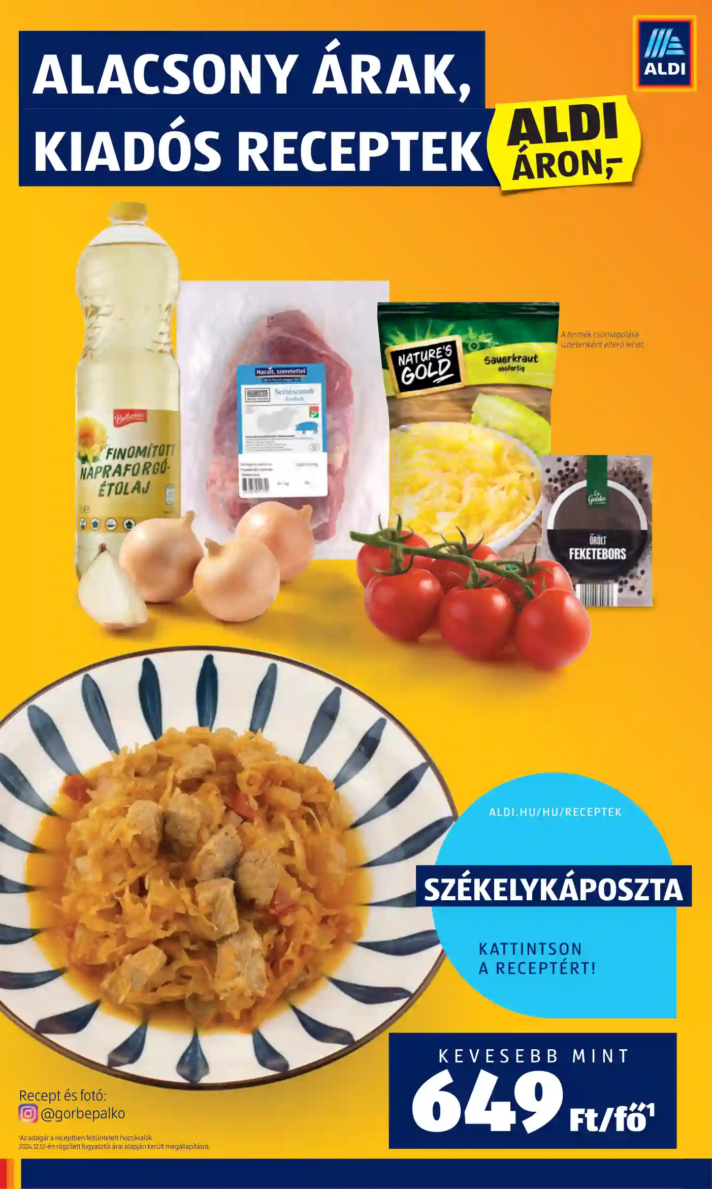 Aldi akciós újság 50. hét (39 oldal)