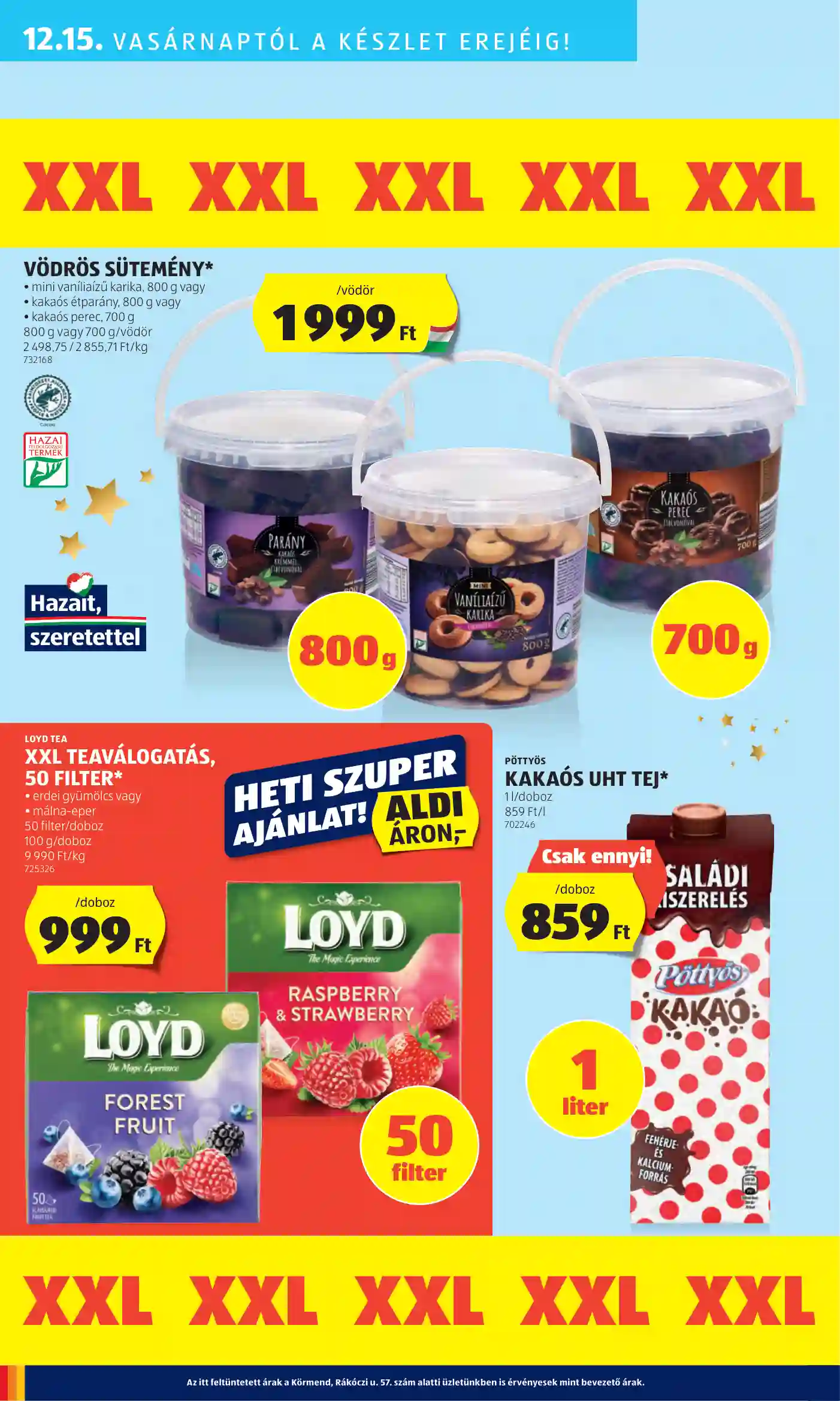 Aldi akciós újság 50. hét (54 oldal)