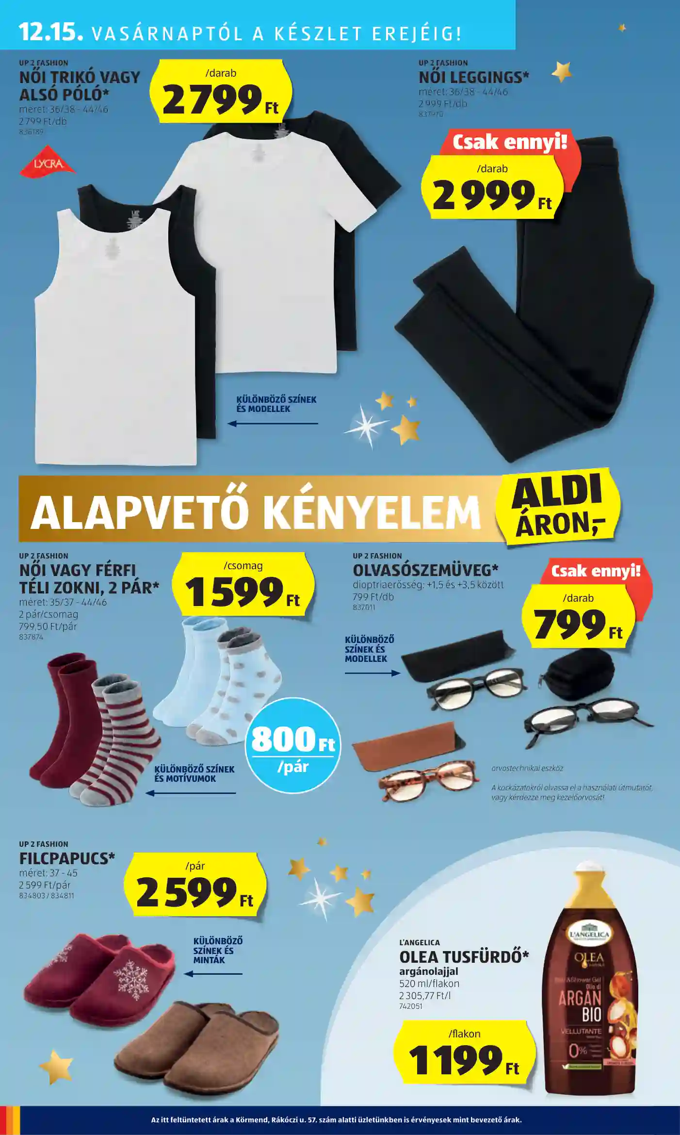 Aldi akciós újság 50. hét (59 oldal)