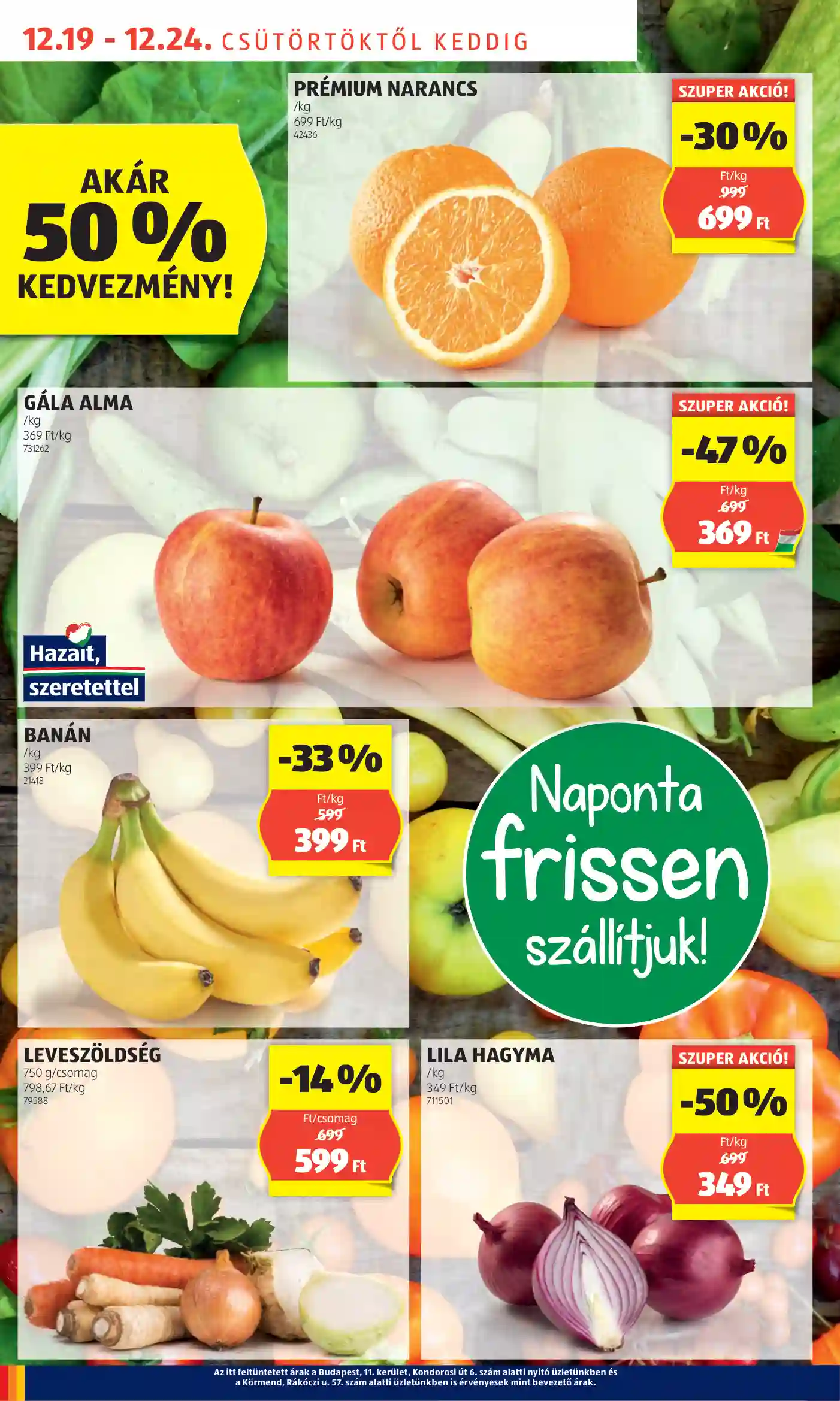 Aldi akciós újság 51. hét (24 oldal)