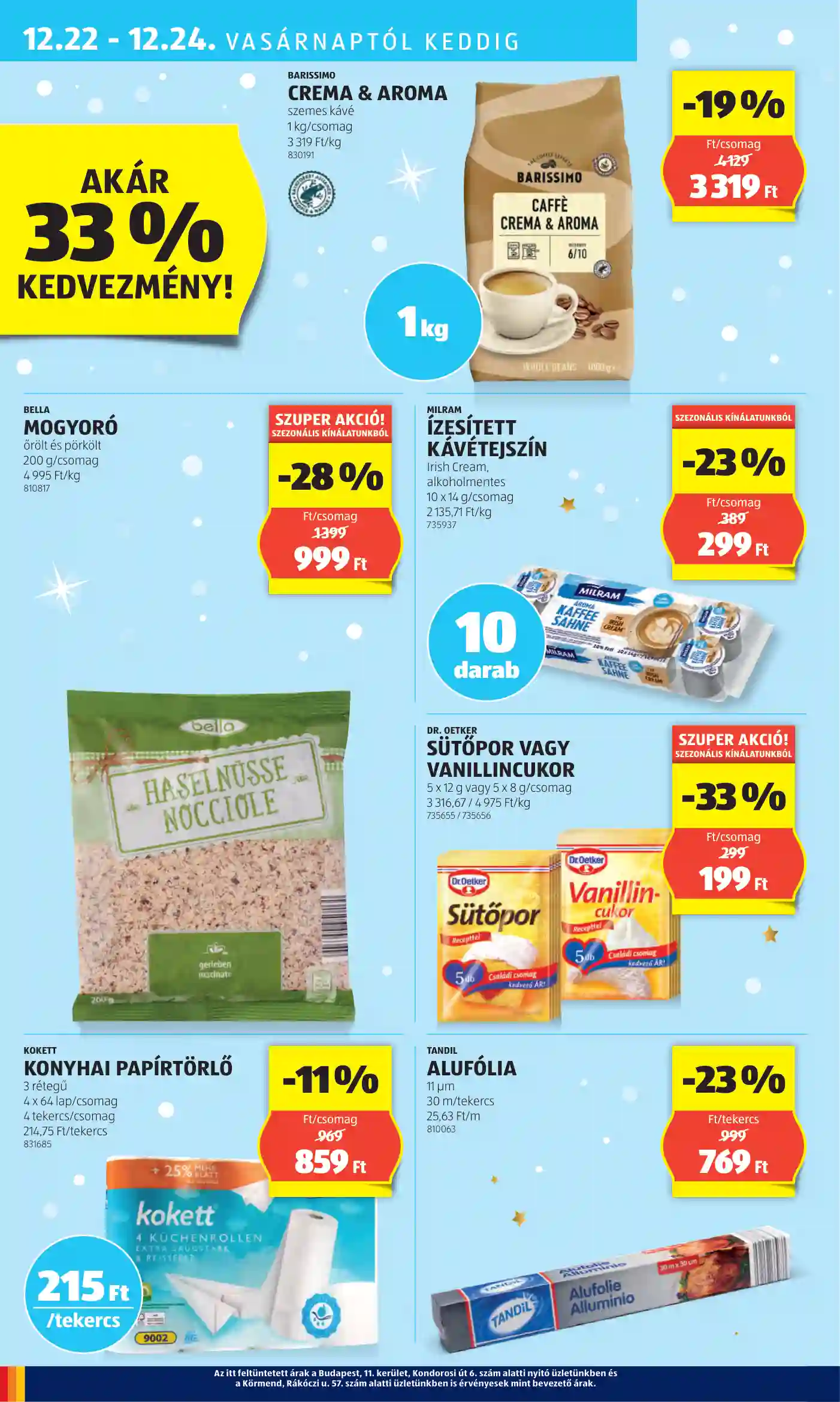Aldi akciós újság 51. hét (34 oldal)