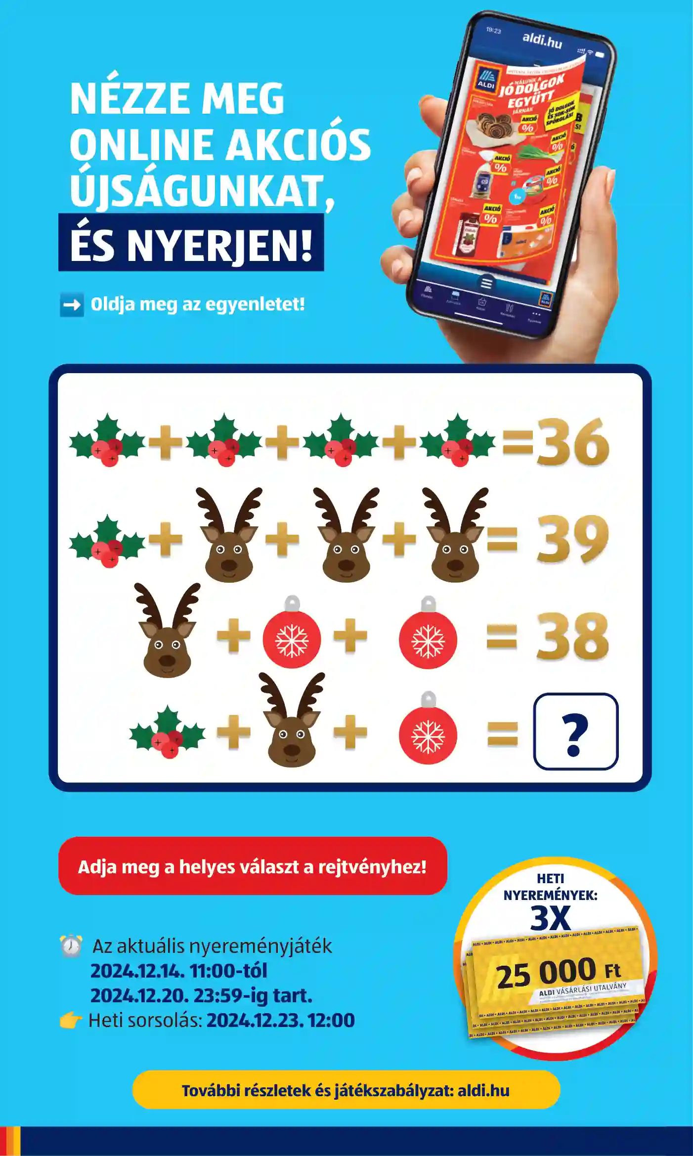 Aldi akciós újság 51. hét (73 oldal)