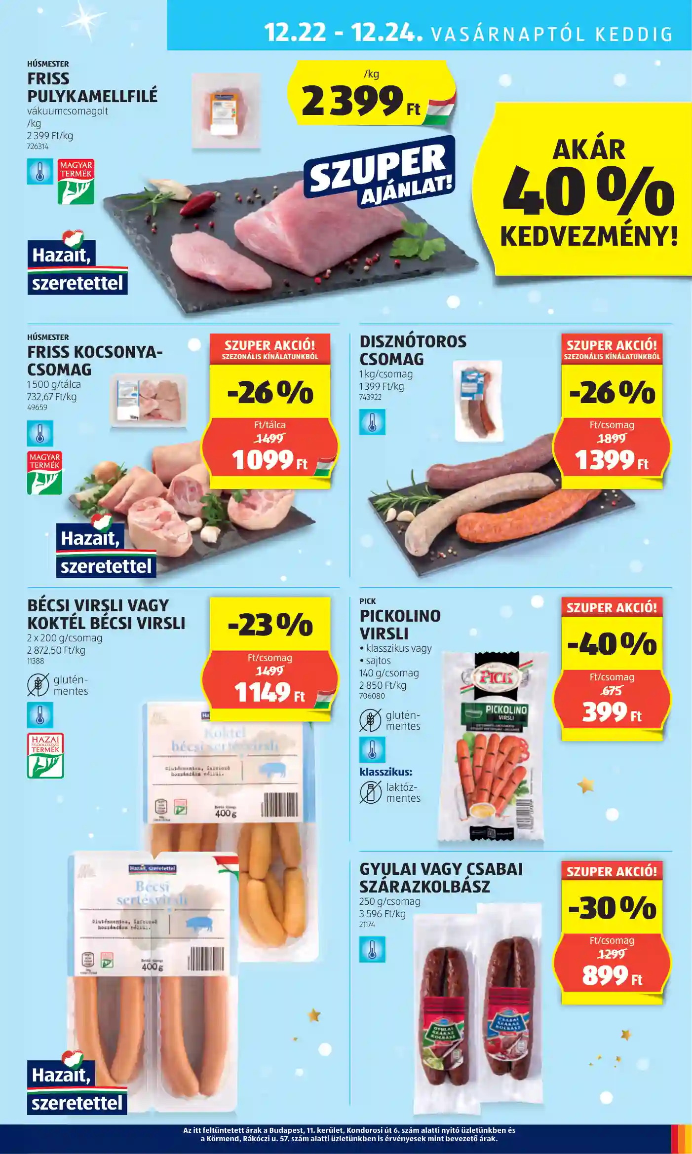 Aldi akciós újság 51. hét (29 oldal)