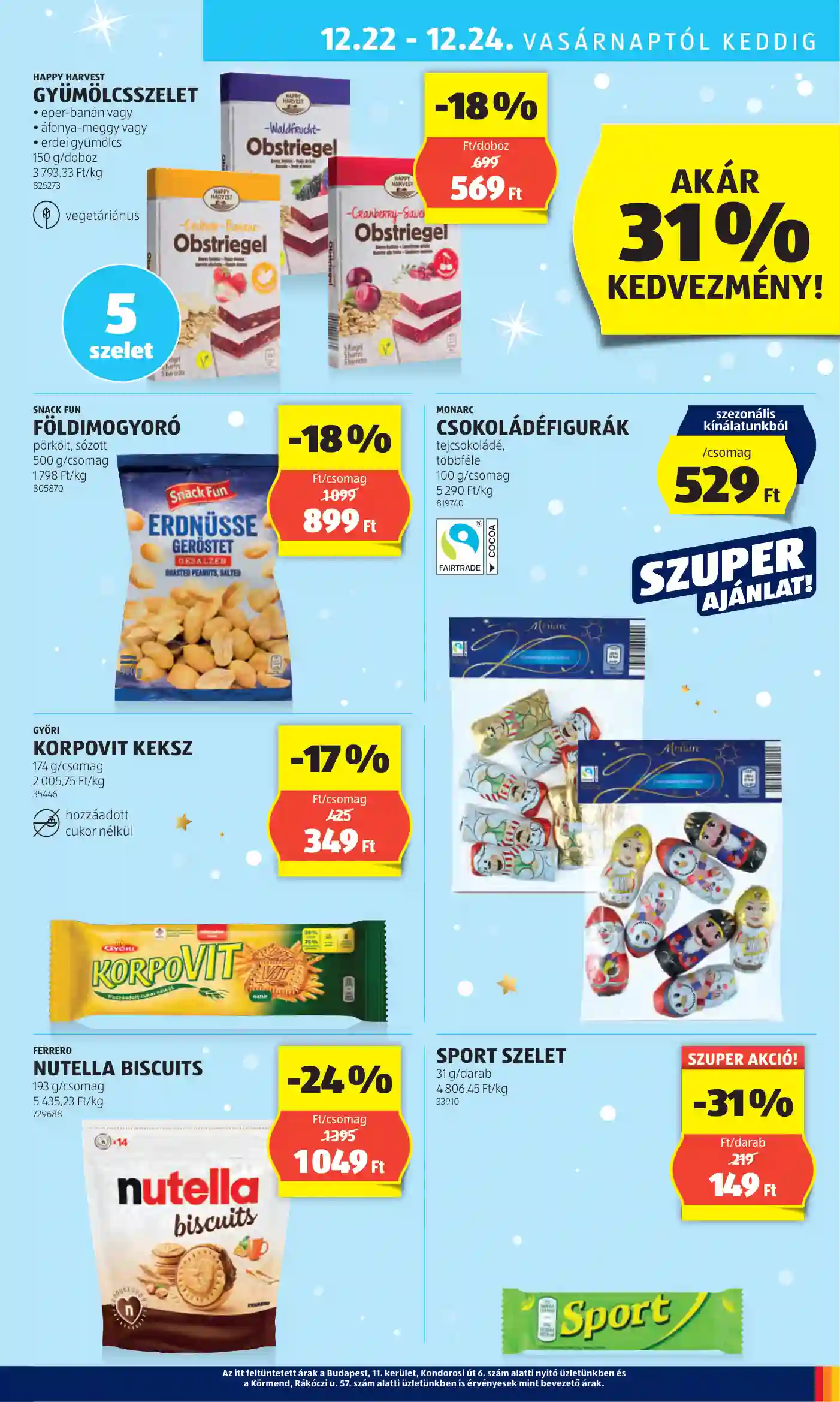 Aldi akciós újság 51. hét (33 oldal)