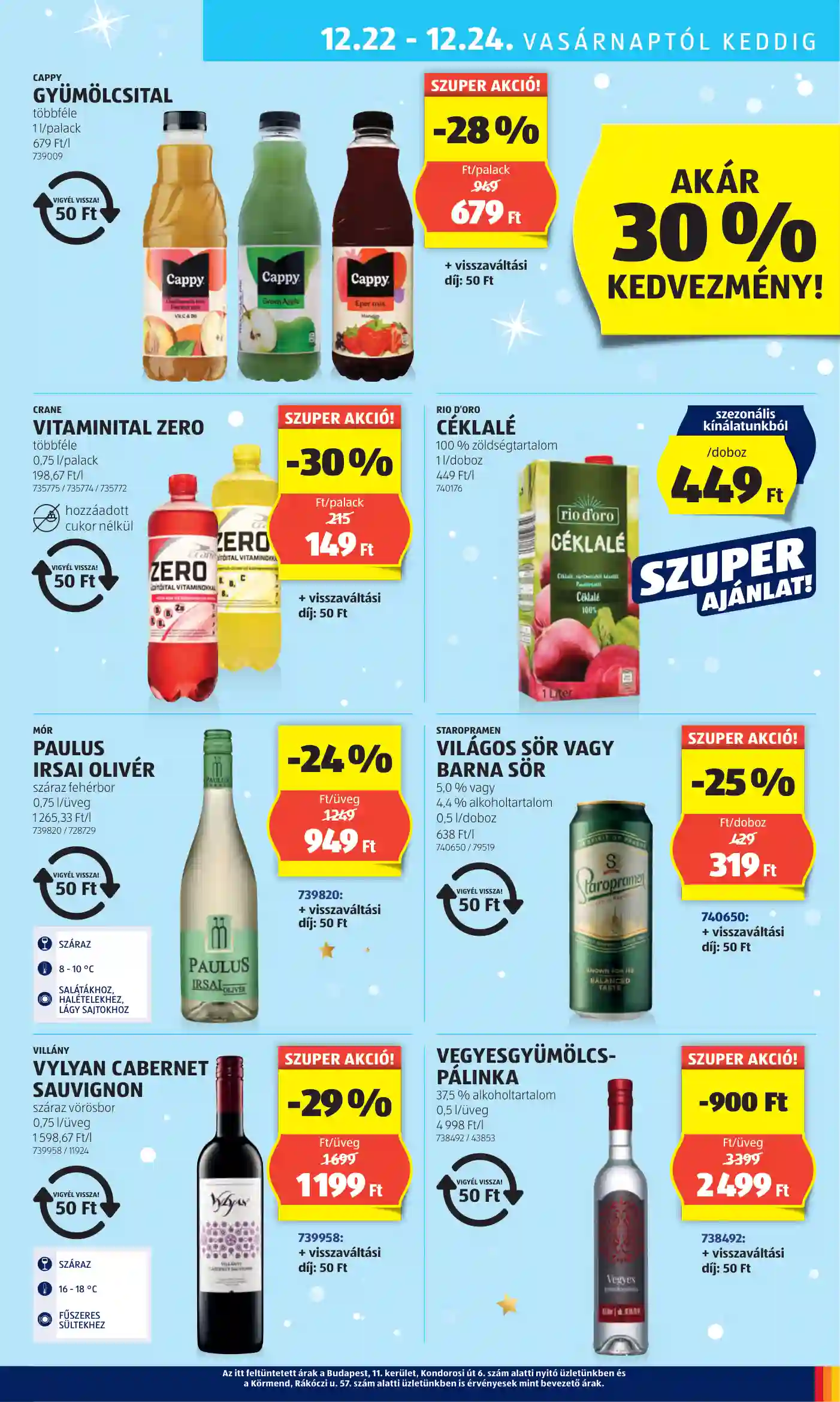 Aldi akciós újság 51. hét (36 oldal)
