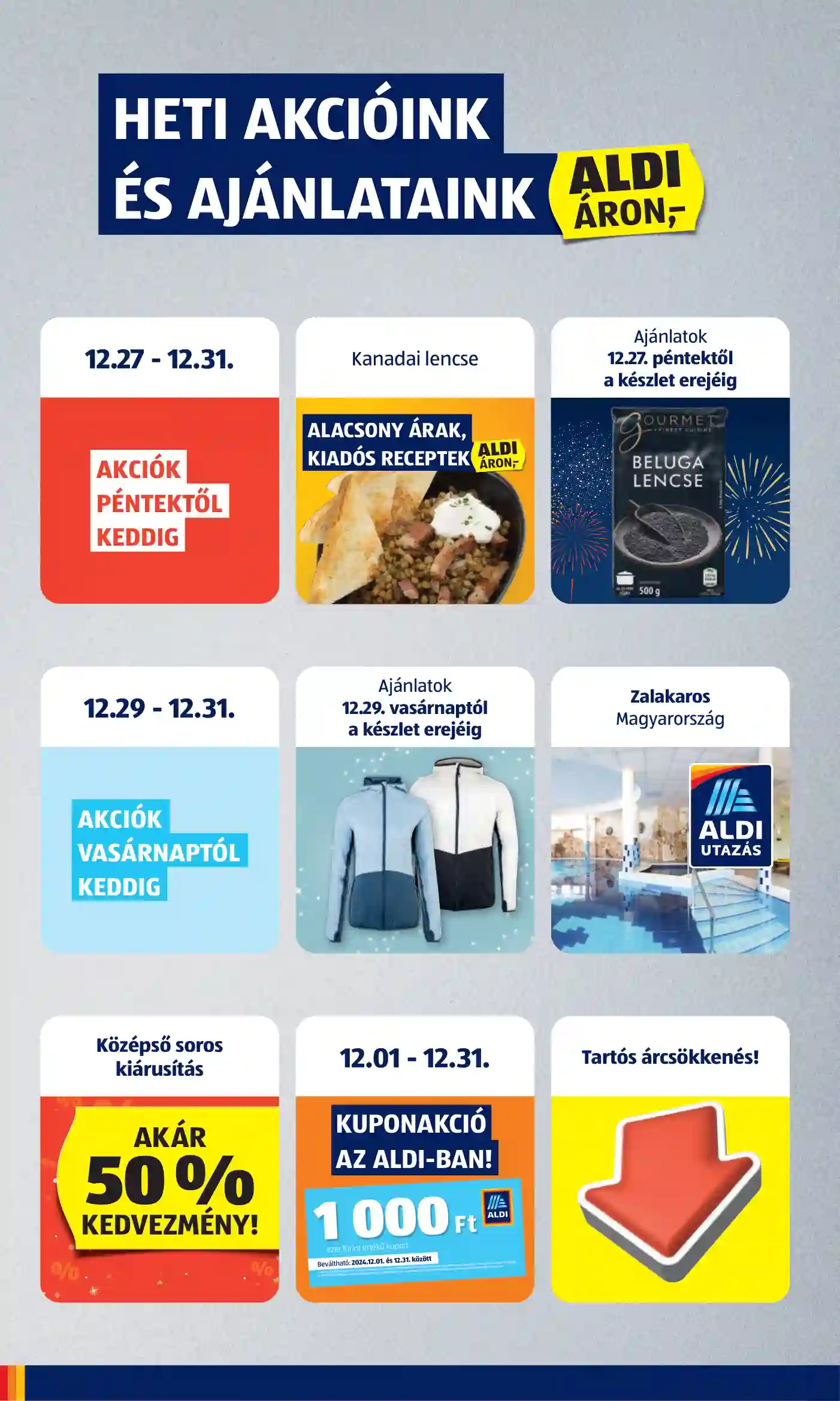 Aldi akciós újság 52. hét (2 oldal)