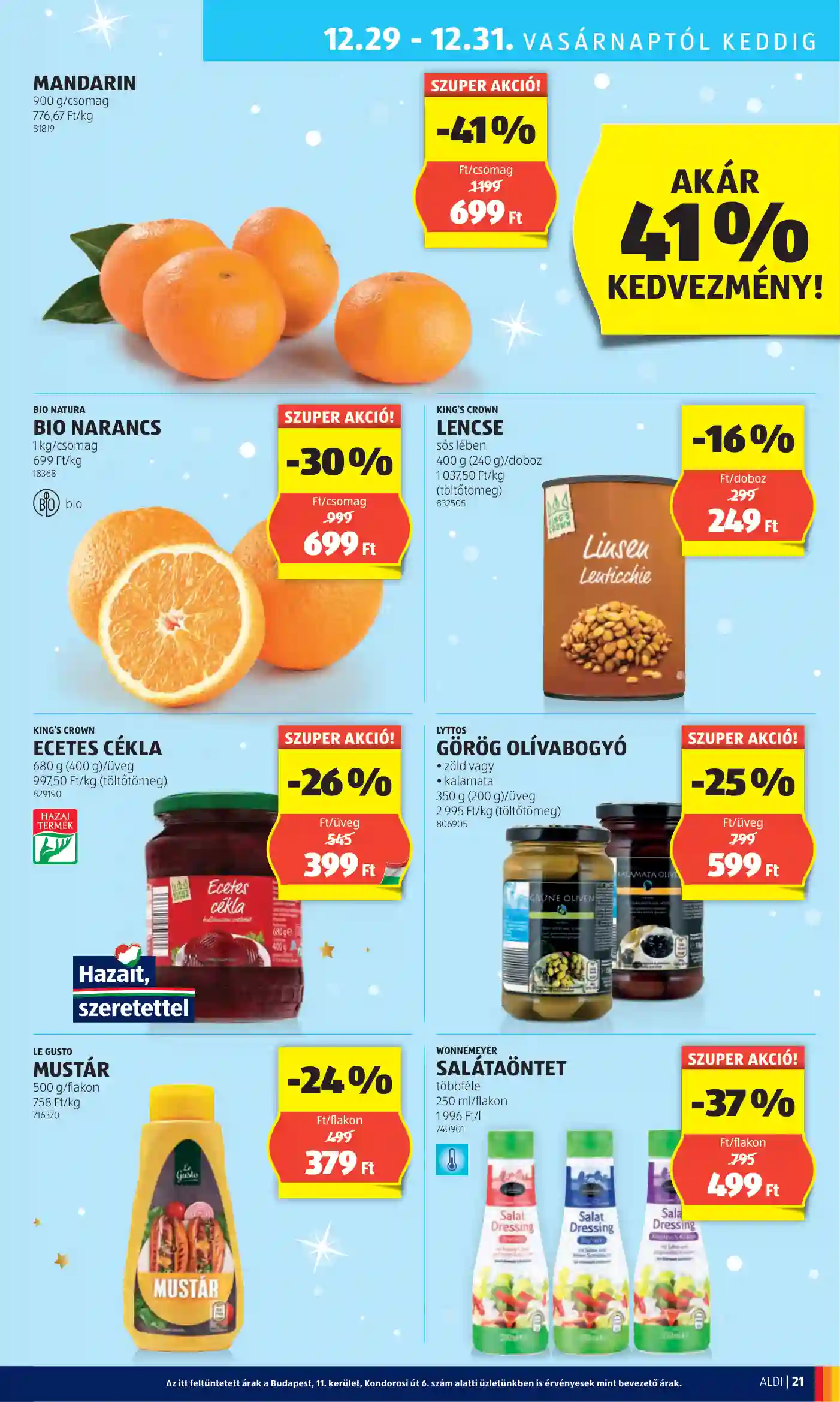 Aldi akciós újság 52. hét (18 oldal)