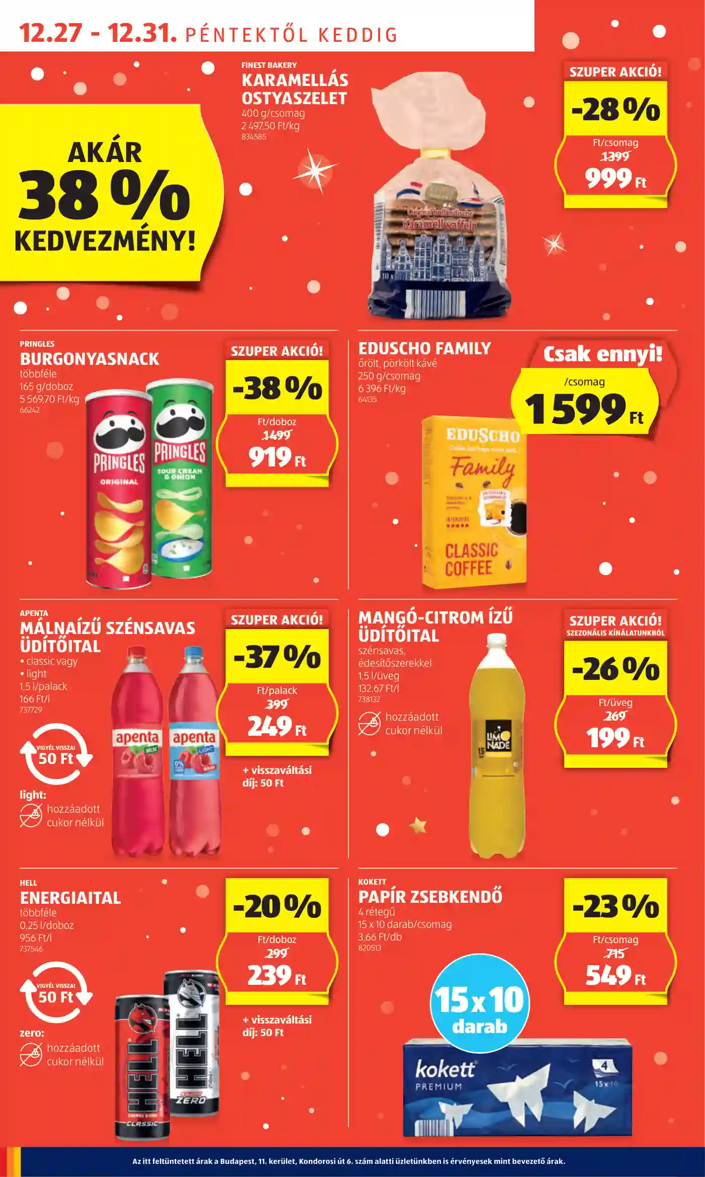 Aldi akciós újság 52. hét (53 oldal)