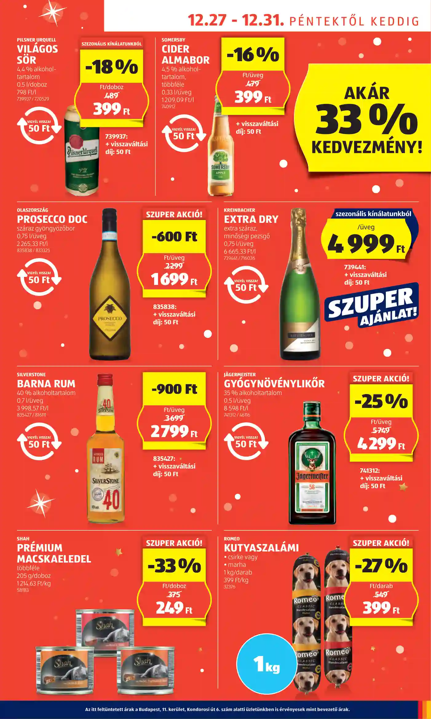Aldi akciós újság 52. hét (54 oldal)