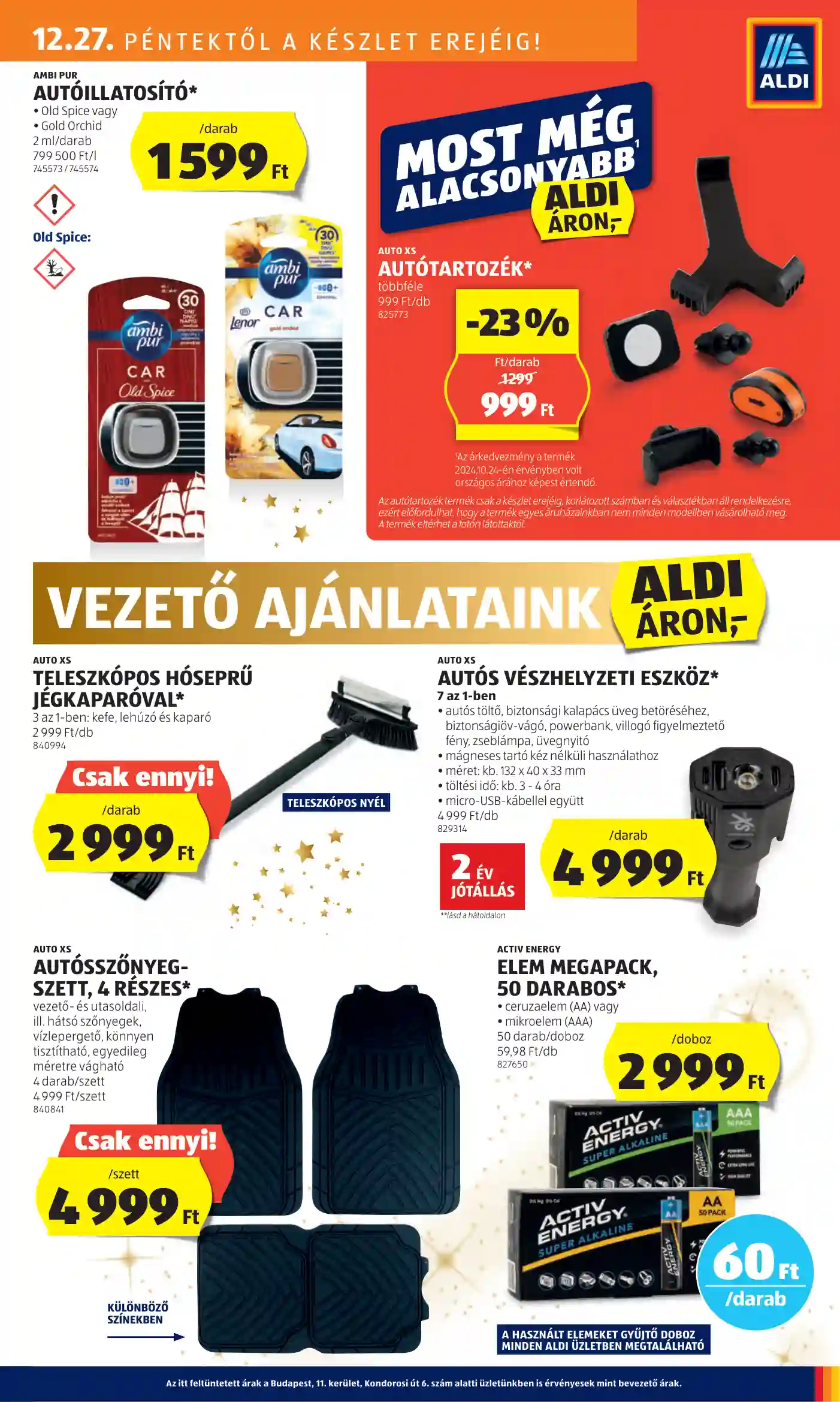 Aldi akciós újság 52. hét (11 oldal)