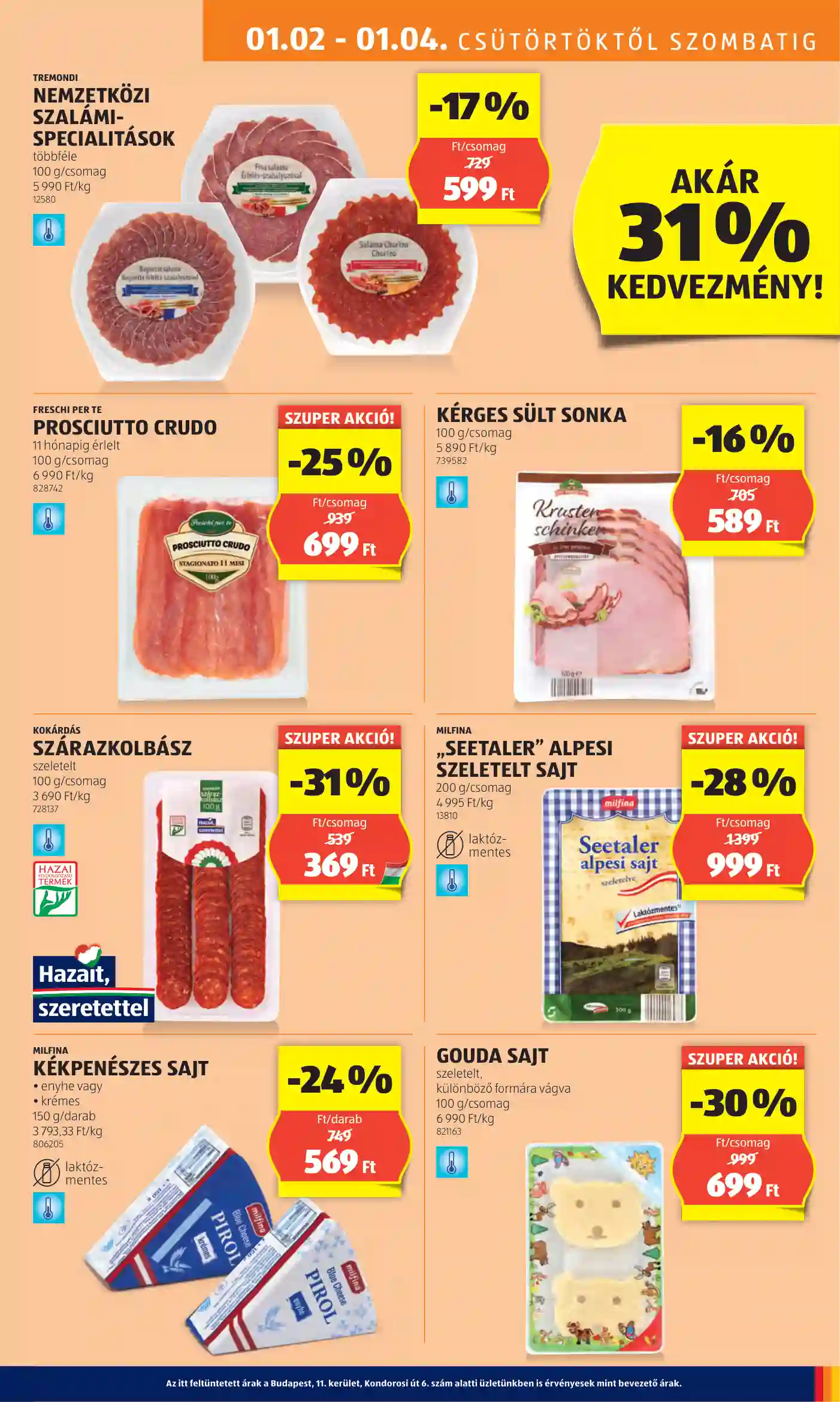 Aldi akciós újság 1. hét (5 oldal)