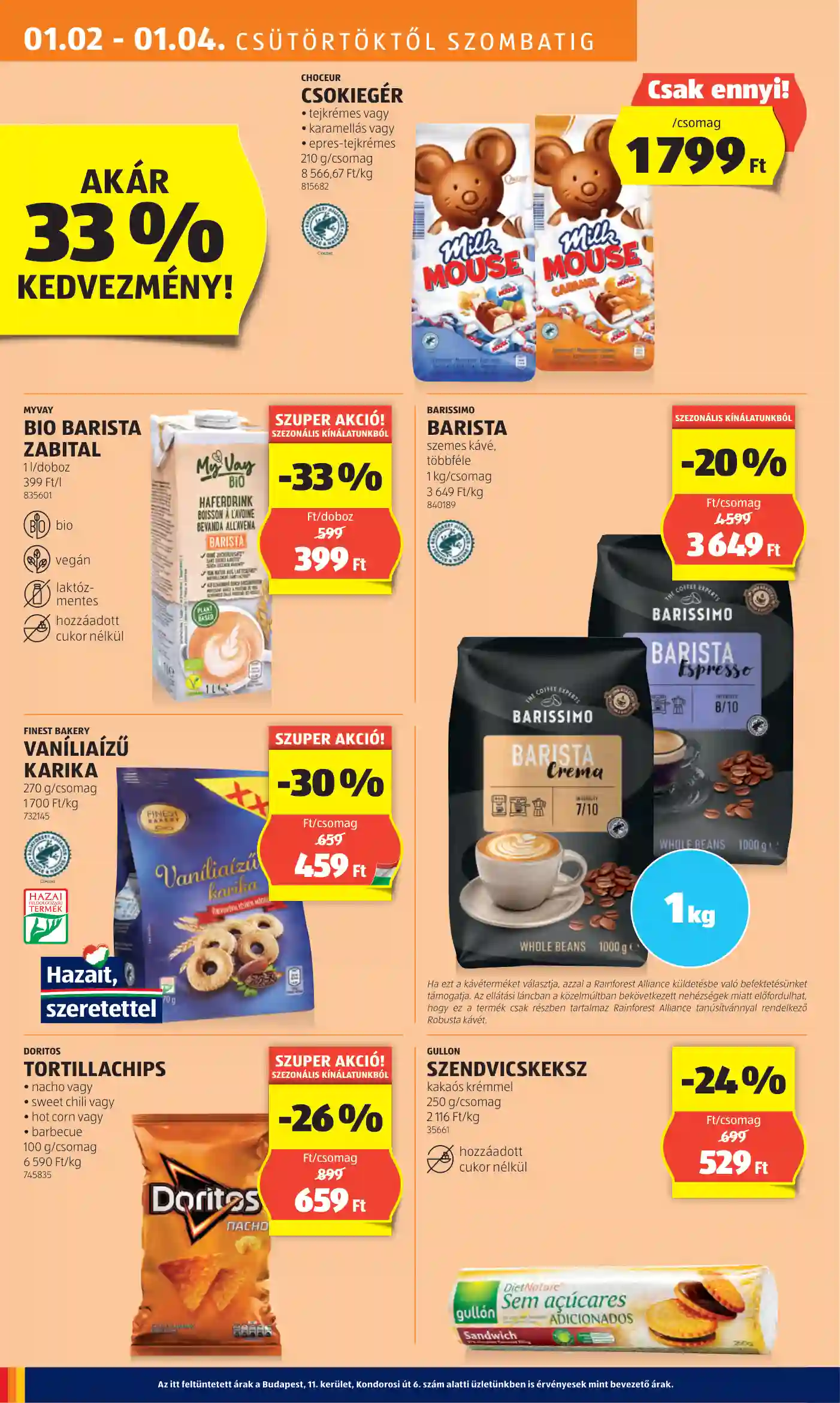 Aldi akciós újság 1. hét (8 oldal)