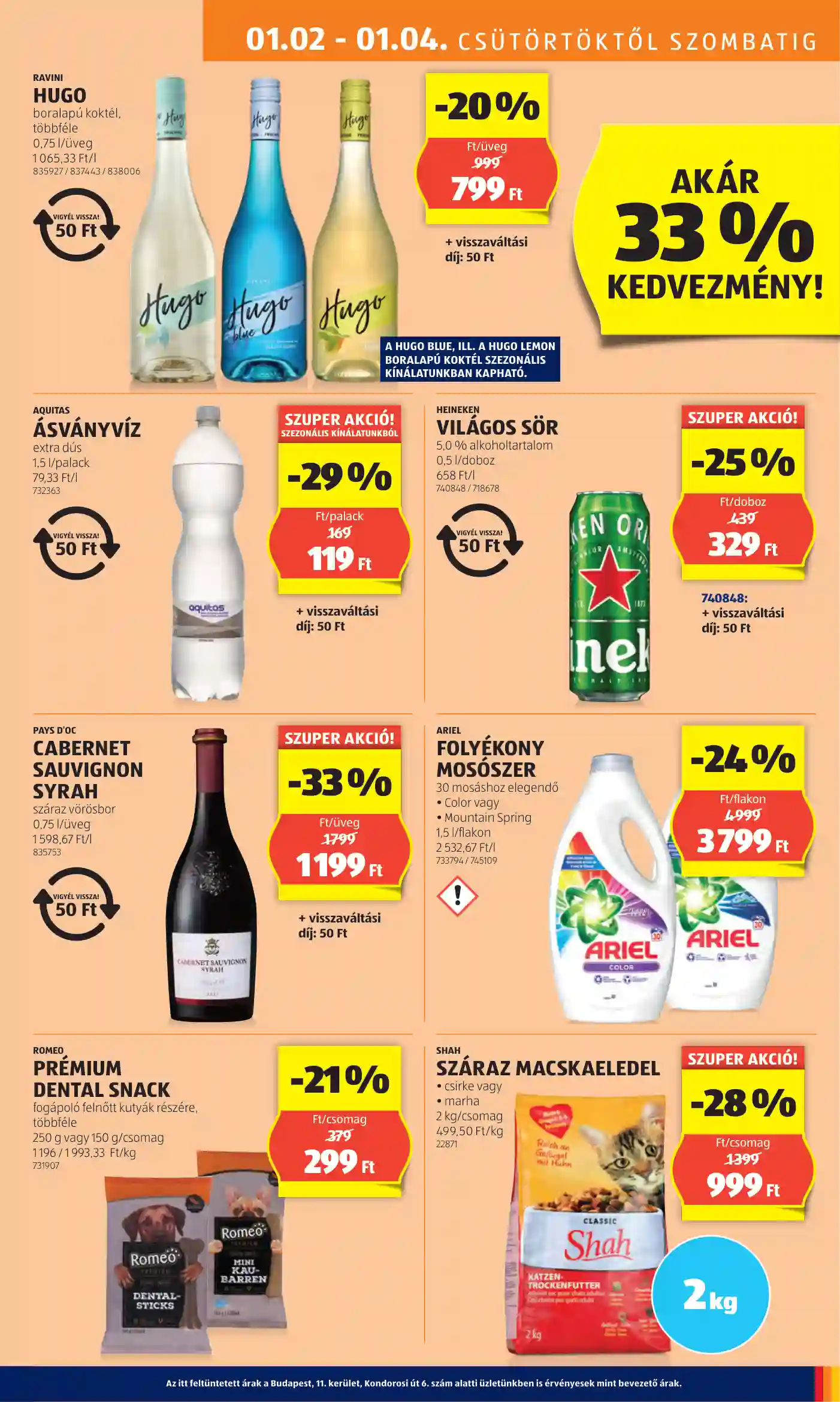 Aldi akciós újság 1. hét (9 oldal)