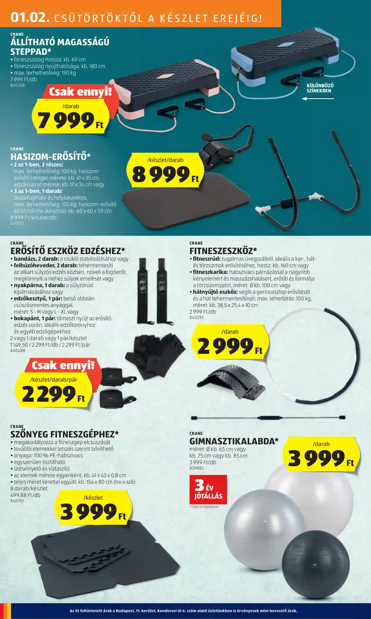 Aldi akciós újság 1. hét (15 oldal)