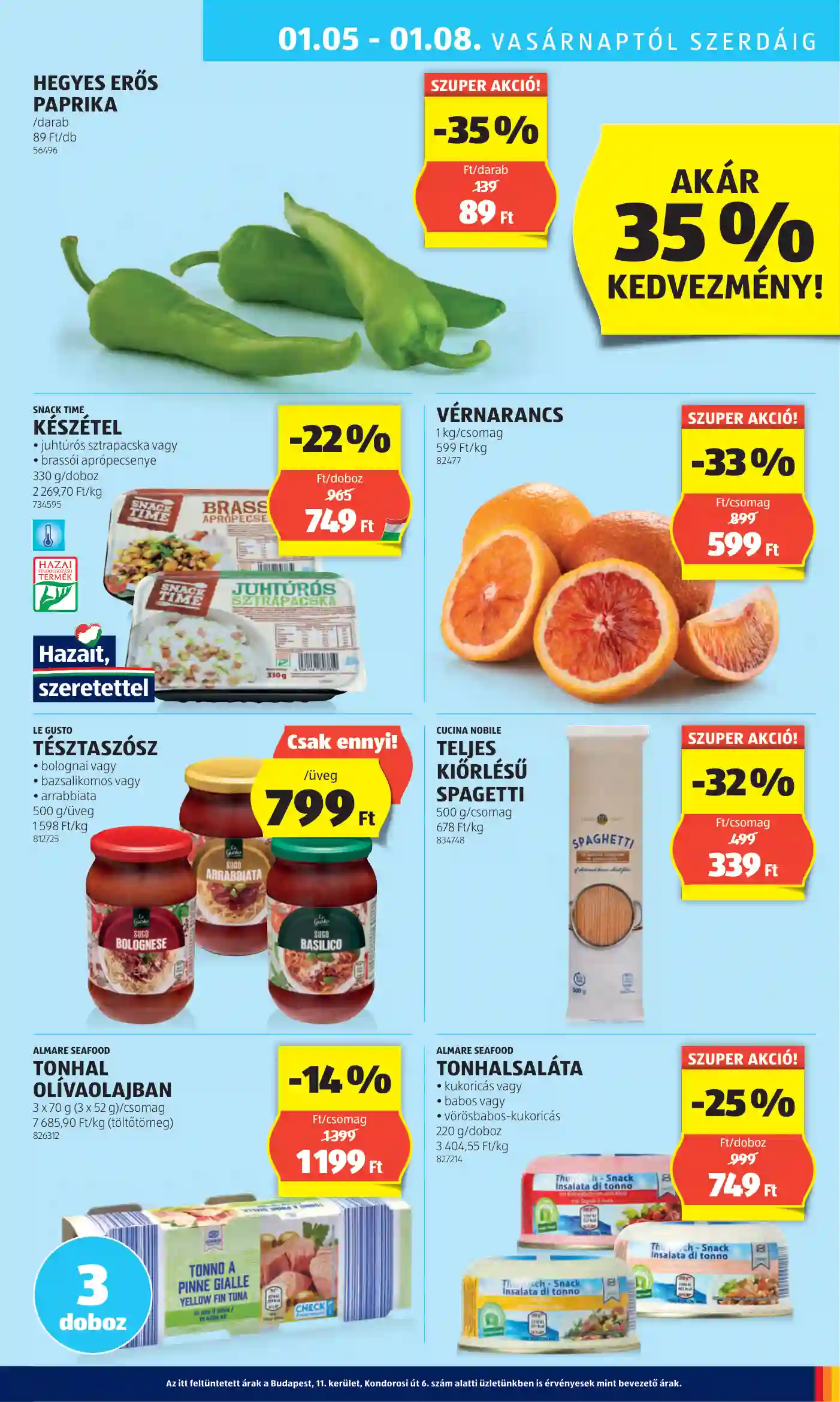 Aldi akciós újság 1. hét (20 oldal)