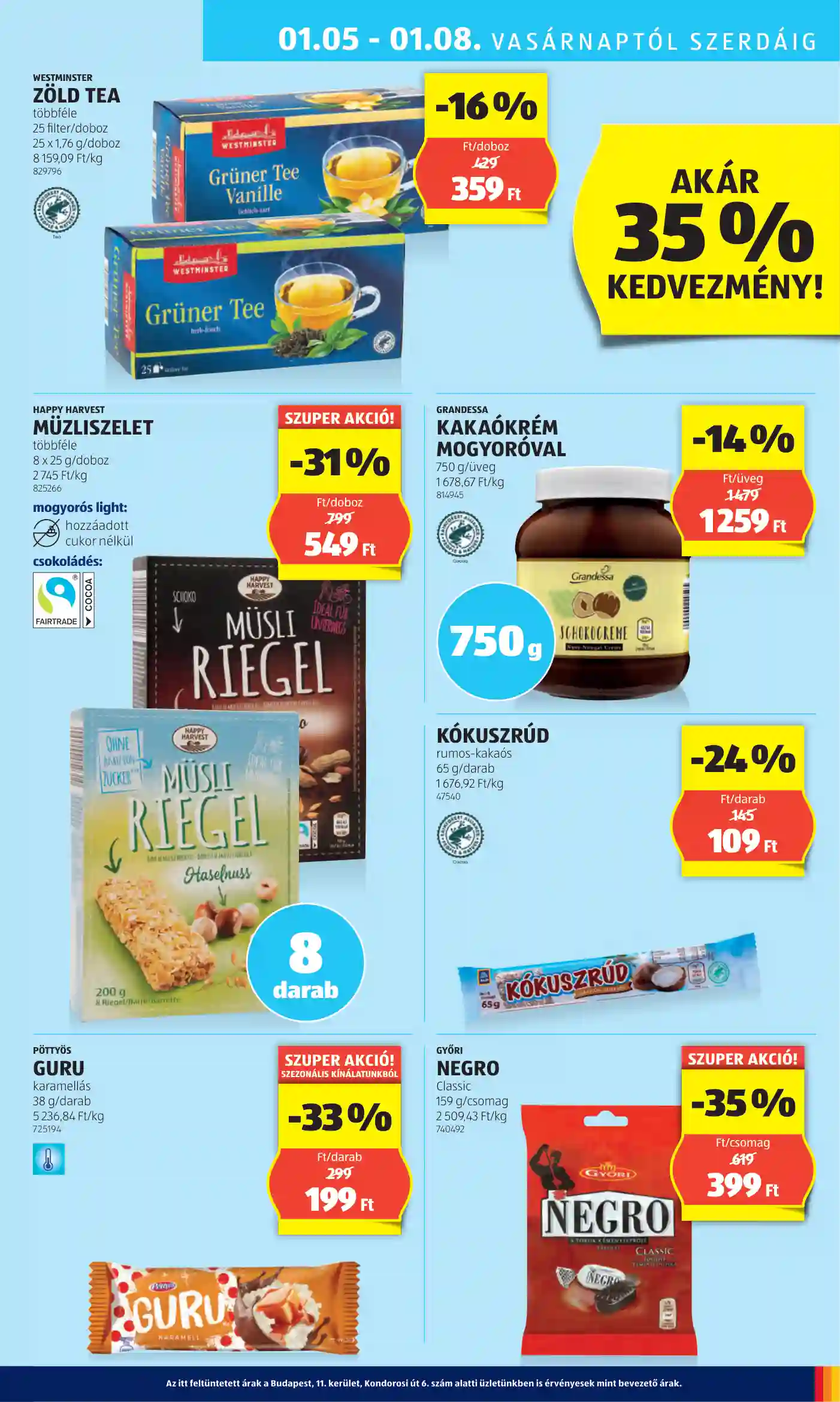 Aldi akciós újság 1. hét (22 oldal)