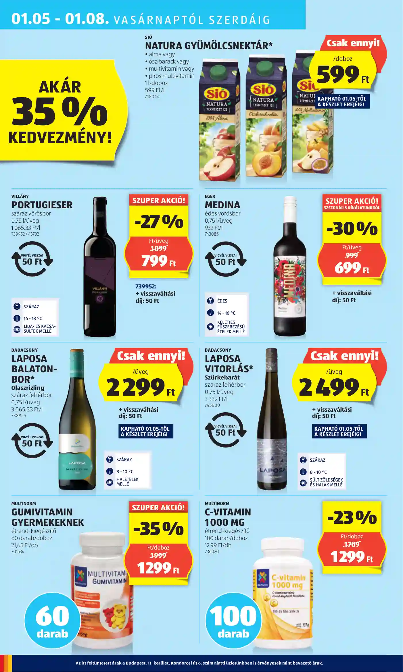 Aldi akciós újság 1. hét (23 oldal)