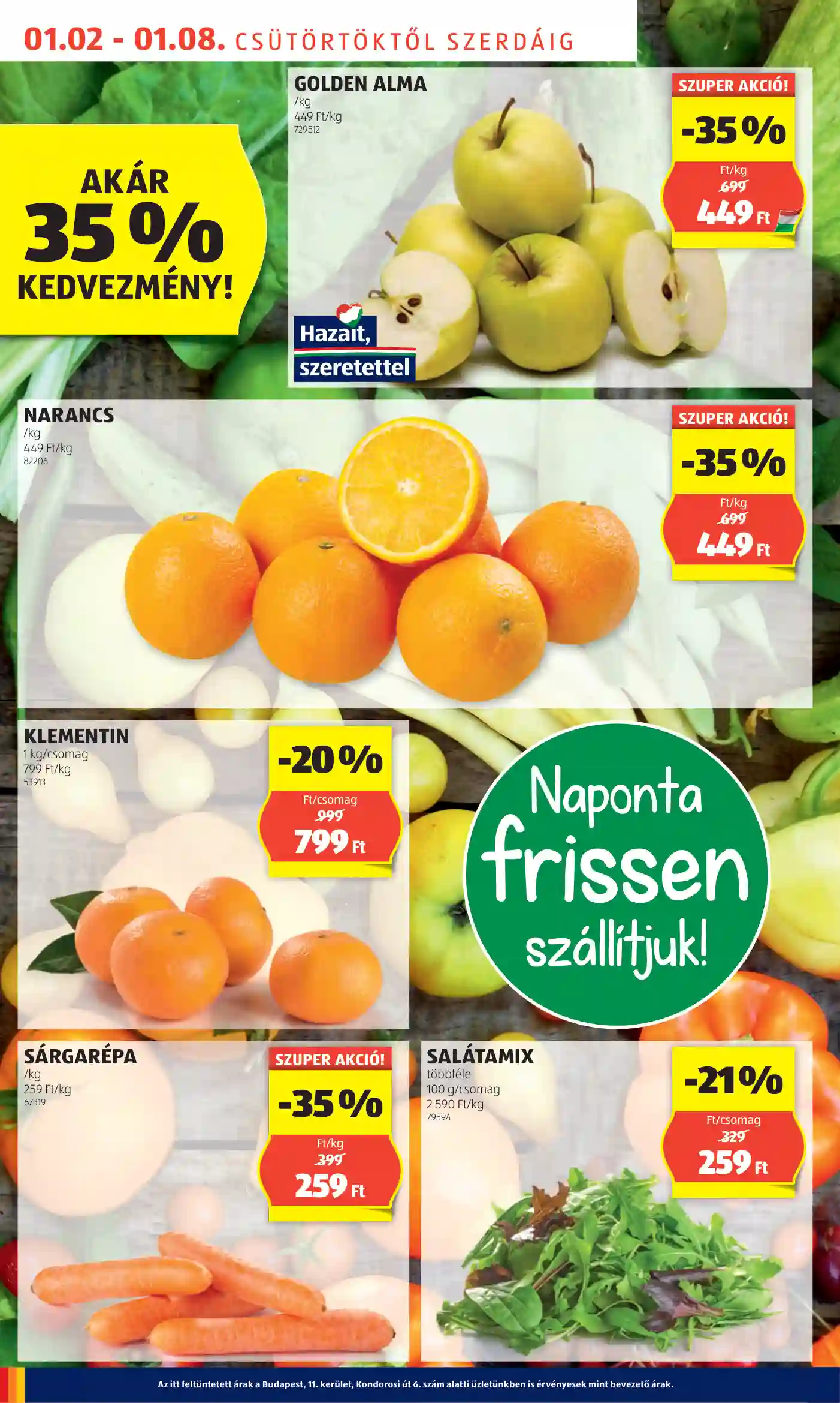 Aldi akciós újság 1. hét (24 oldal)