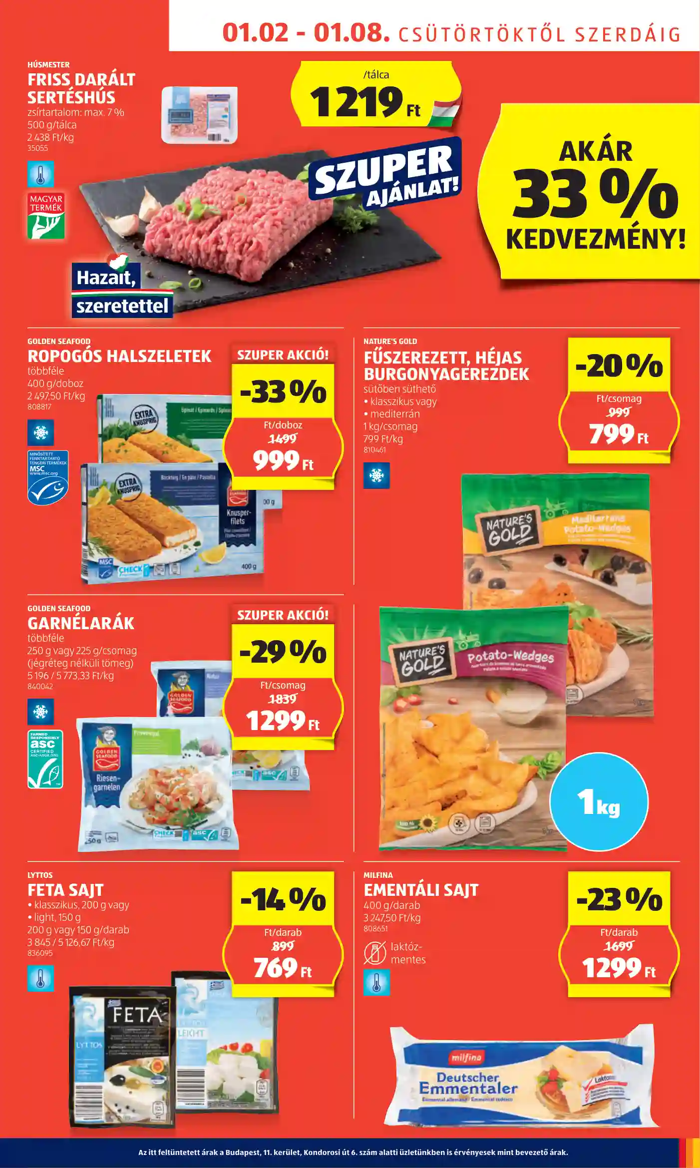 Aldi akciós újság 1. hét (35 oldal)